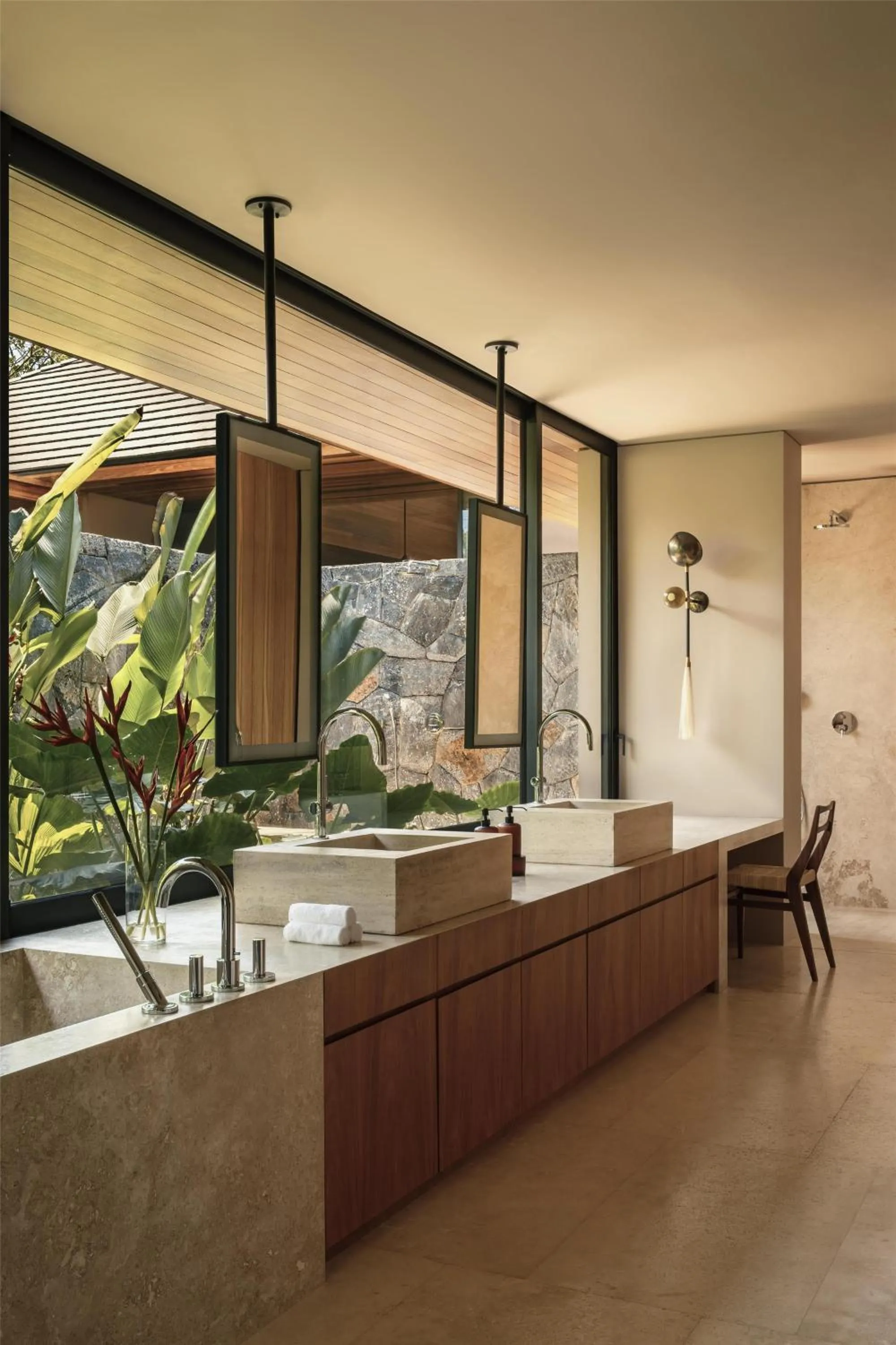 Bathroom in One&Only Mandarina