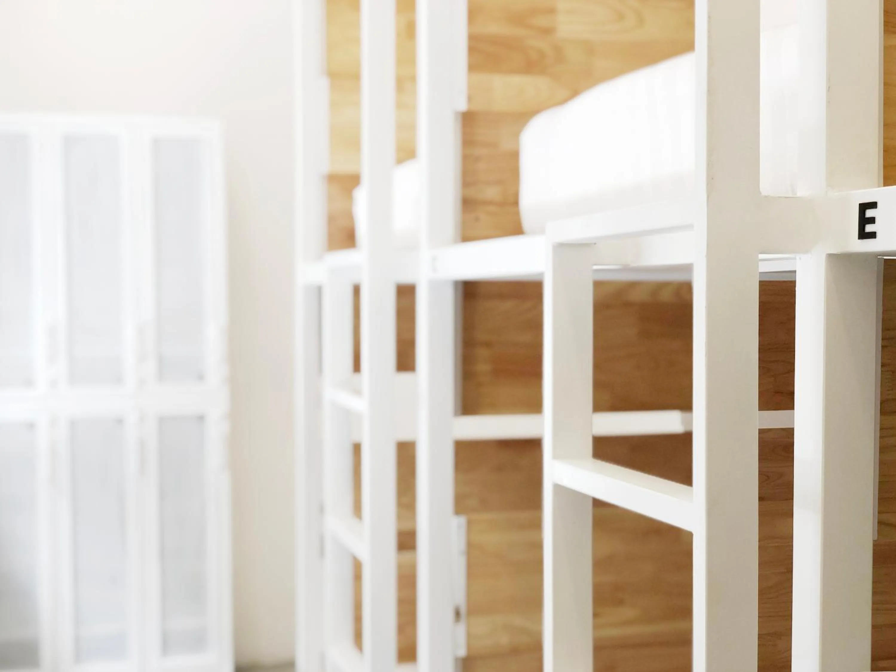 bunk bed in HOOD Hostel