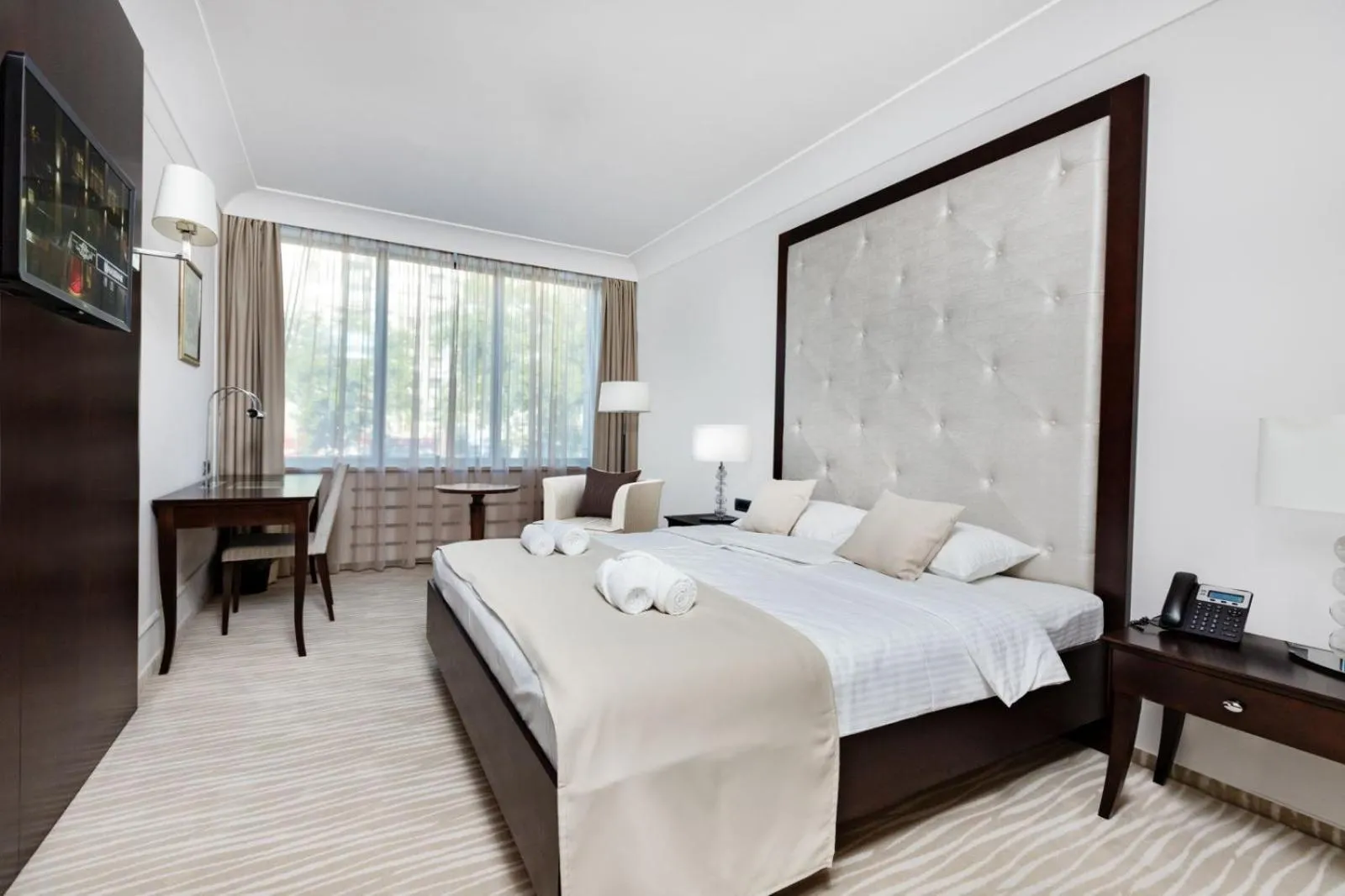 Bed in GARNI HOTEL AMI