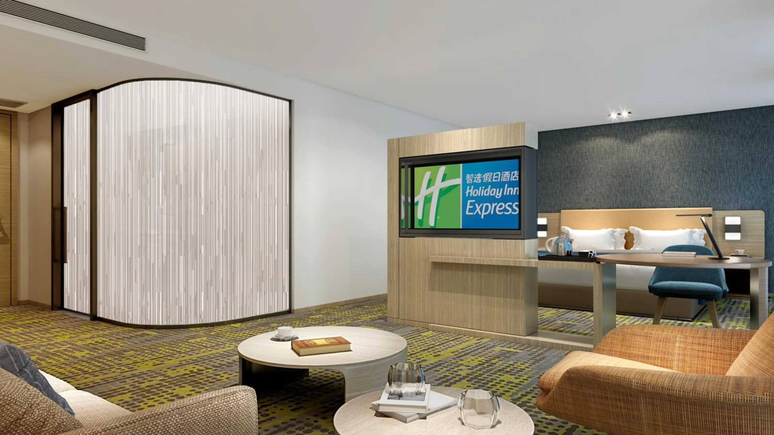 Photo of the whole room, Bed in Holiday Inn Express Changzhou Xinbei by IHG