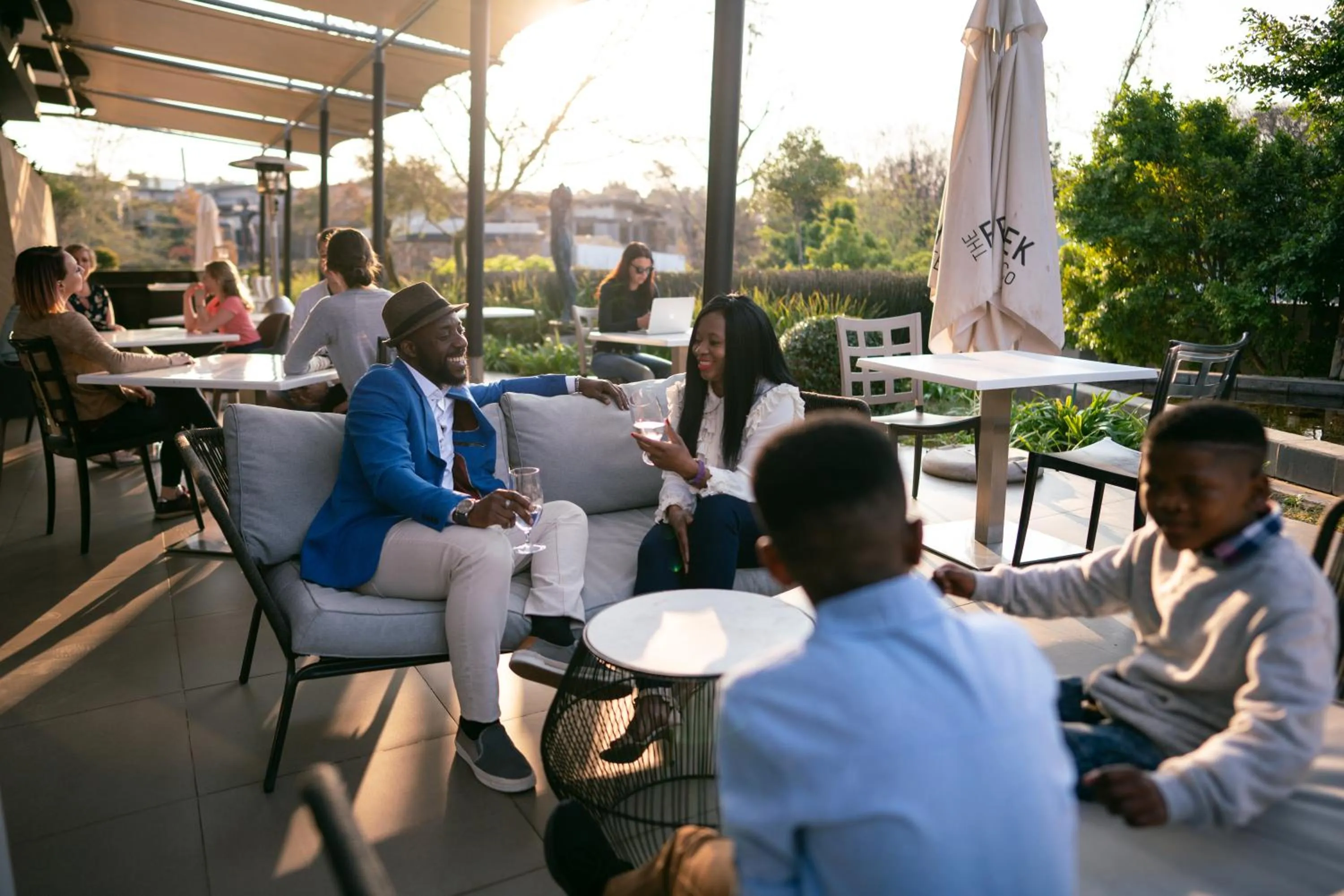 Patio in Seven Villa Hotel & Spa