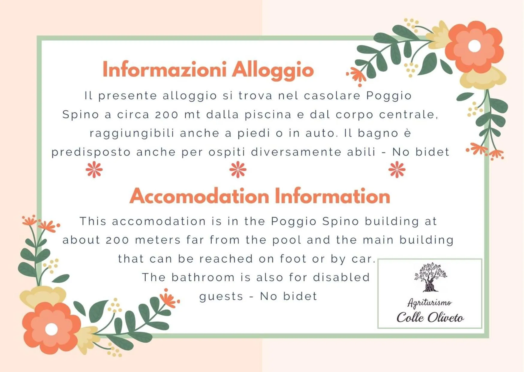 Agriturismo Colle Oliveto