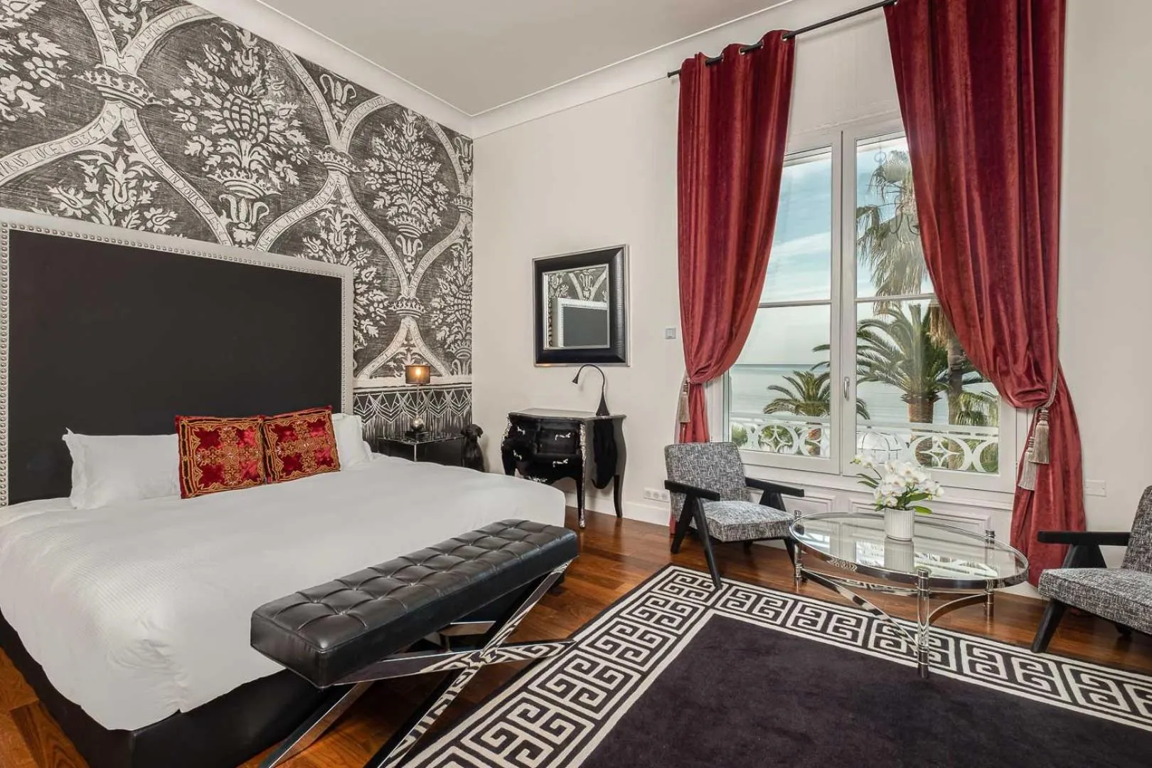 Bed in La Villa Mauresque