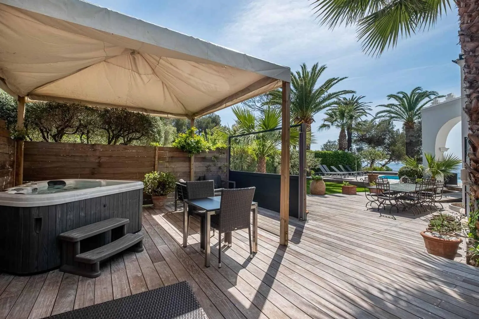 Patio in La Villa Mauresque