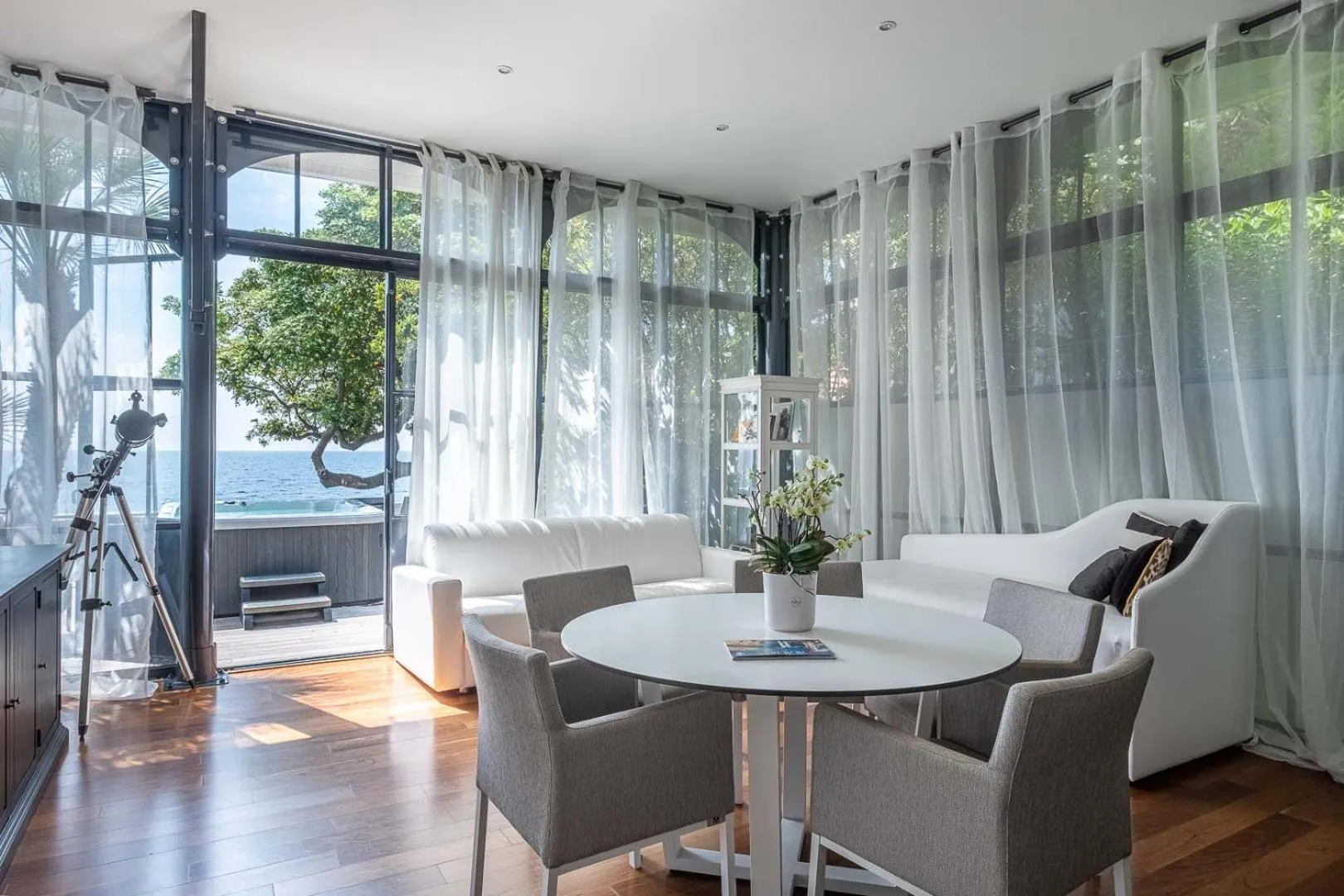 Living room in La Villa Mauresque