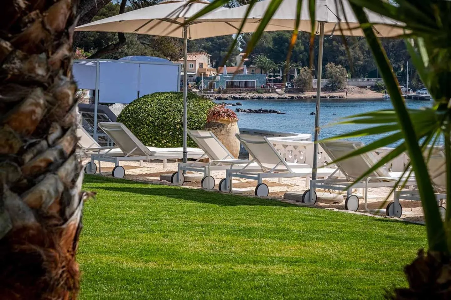 Natural landscape in La Villa Mauresque