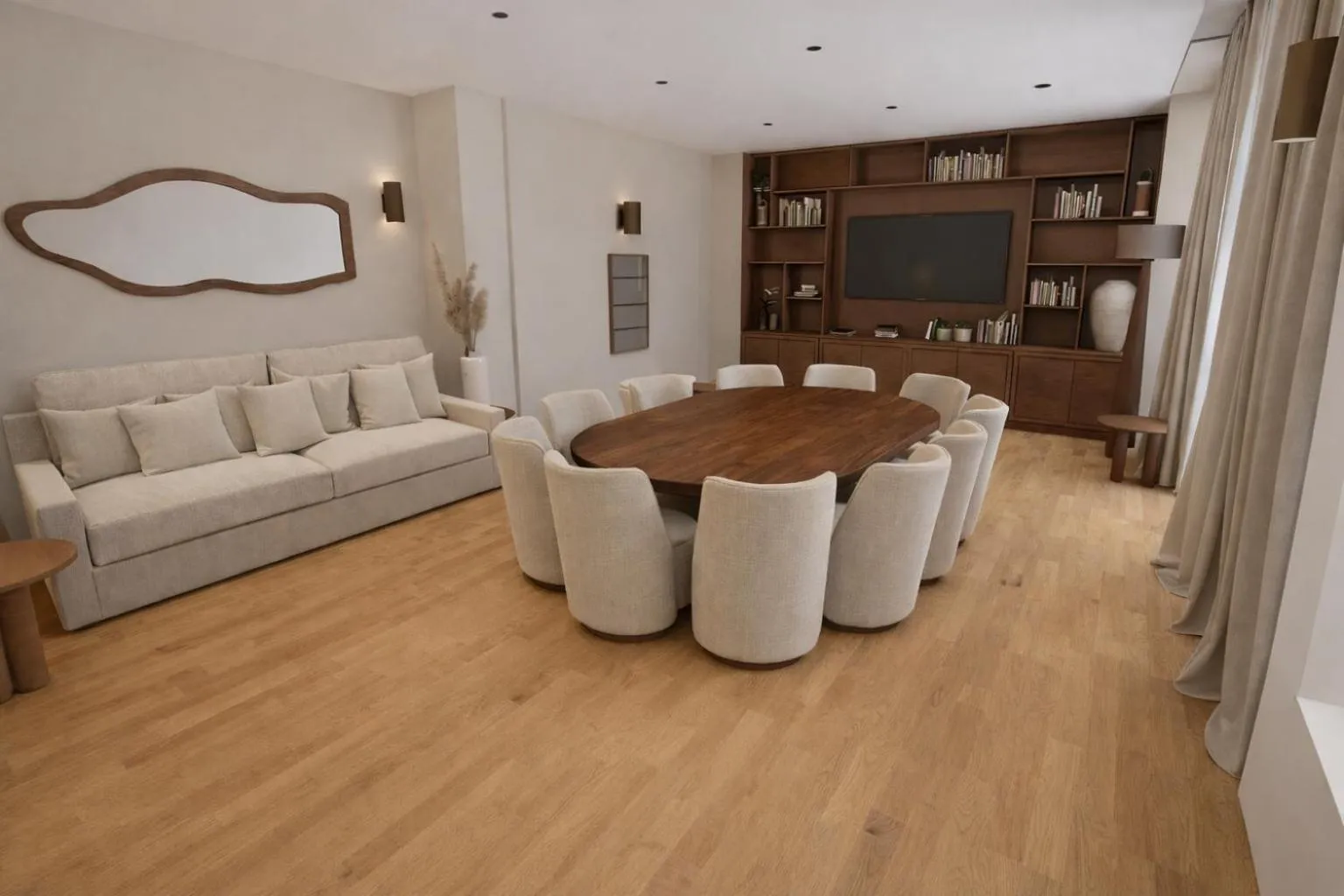 Communal lounge/ TV room in Hôtel de l'Horloge