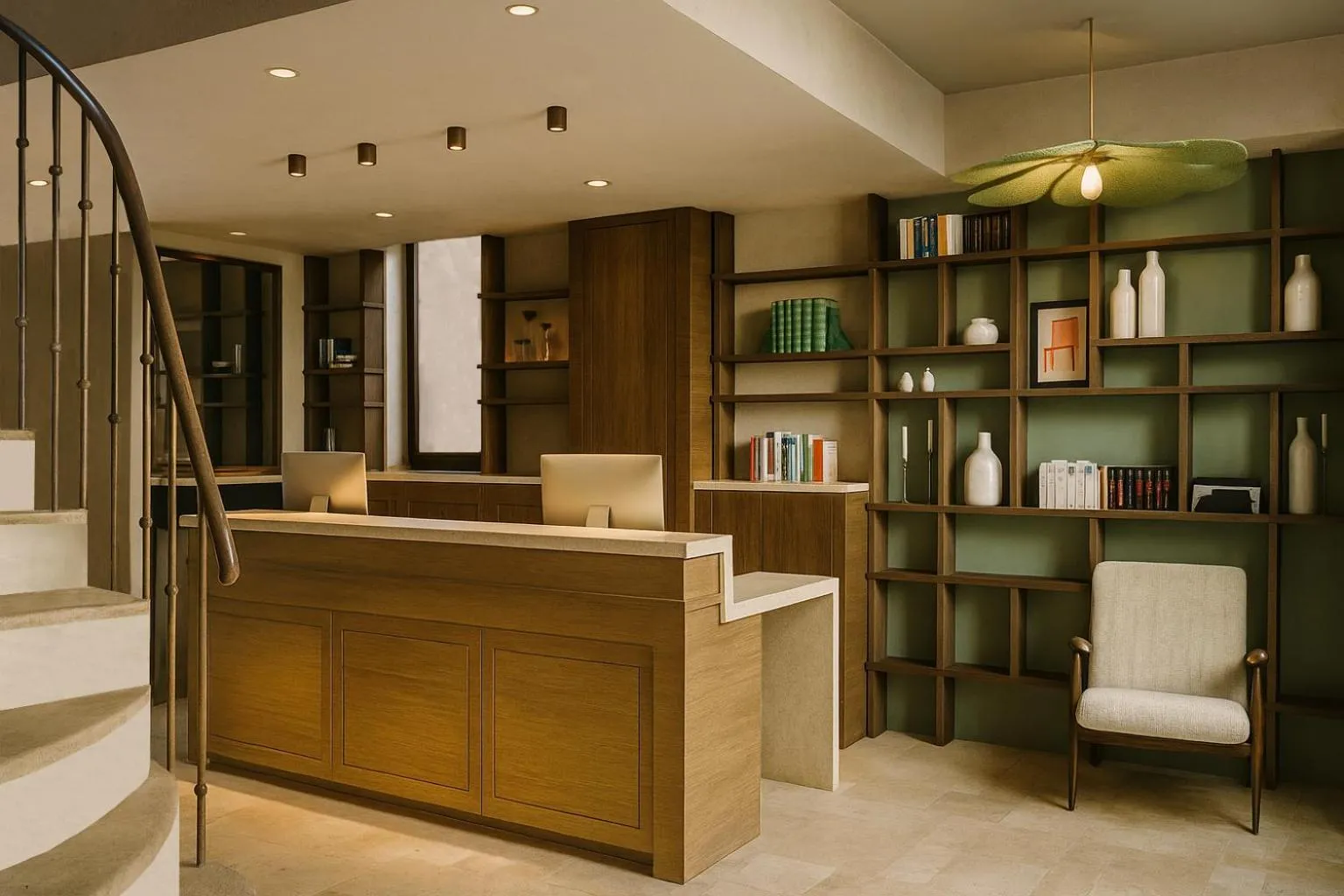 Lobby or reception in Hôtel de l'Horloge