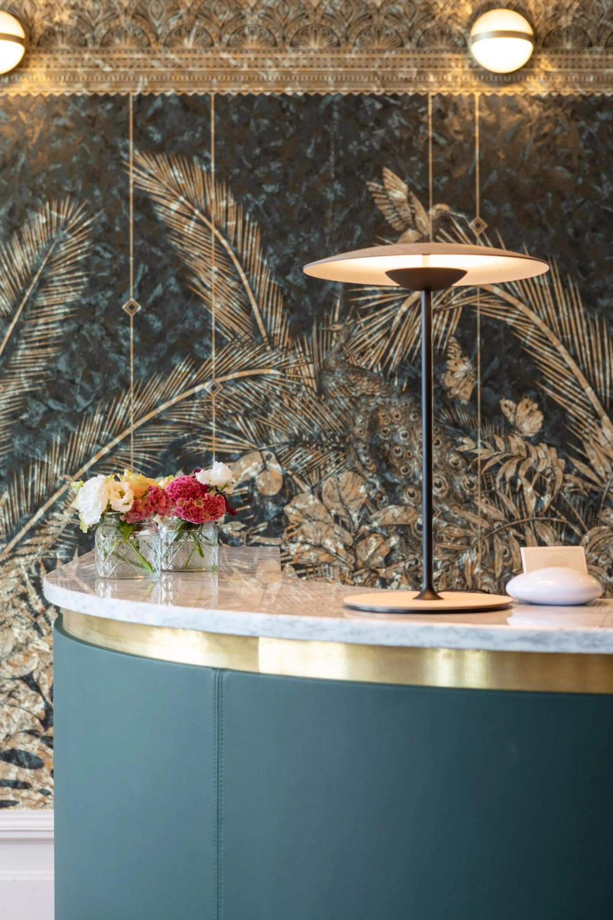 Lobby or reception in Le Palace De Menthon