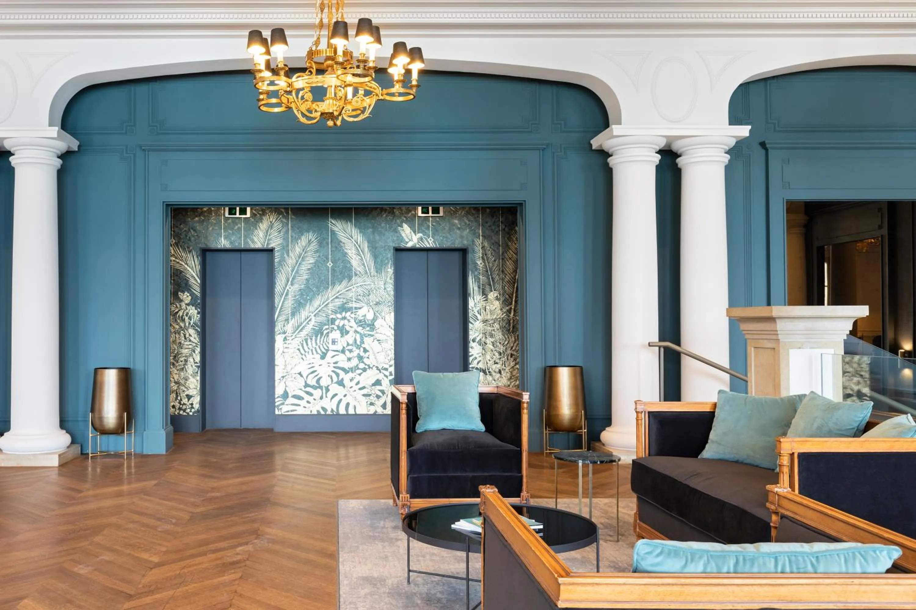 Lobby or reception in Le Palace De Menthon