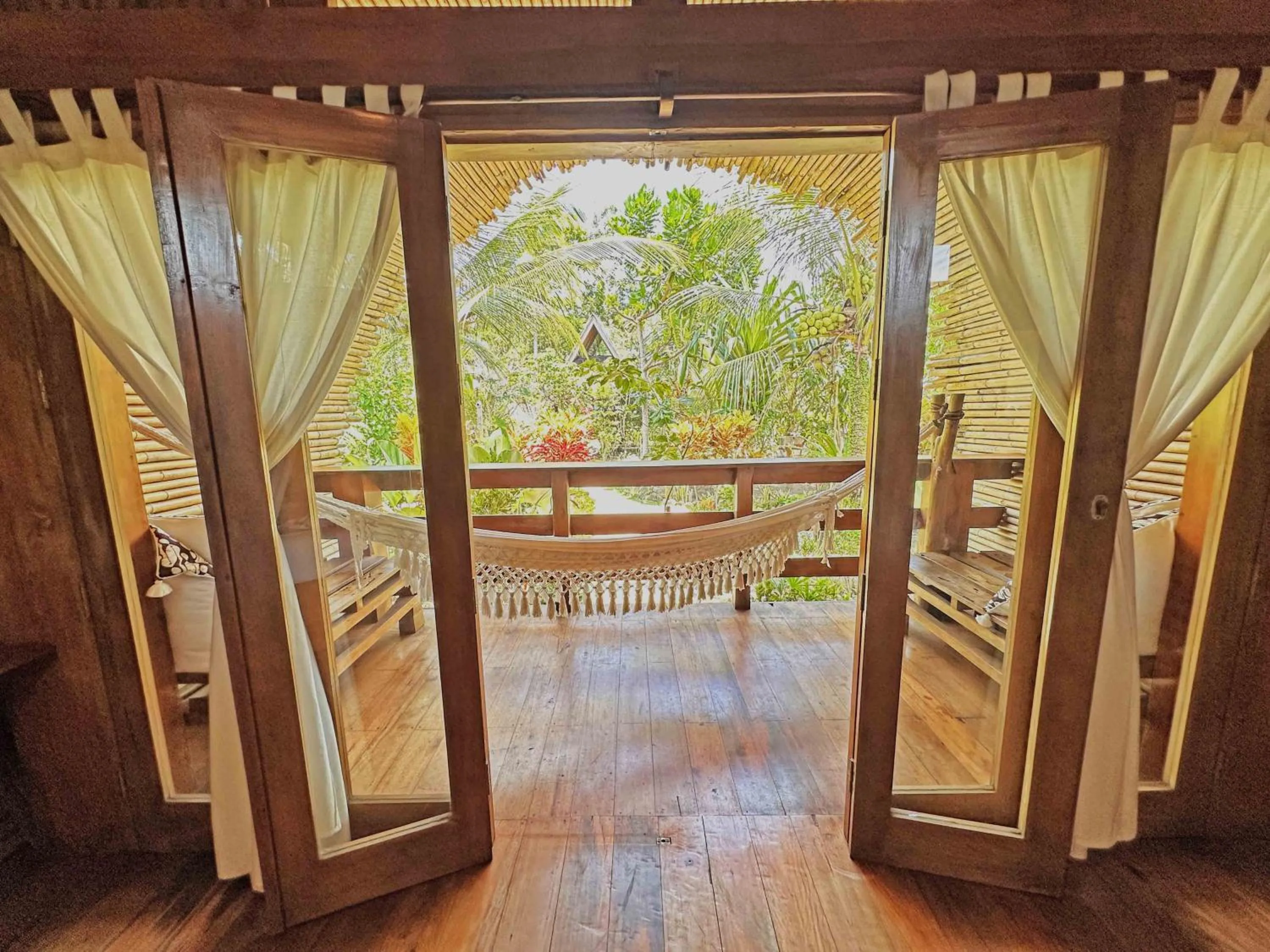 Balcony/Terrace in Lagoona Beach Bungalows - Eco Bungalows Batukaras