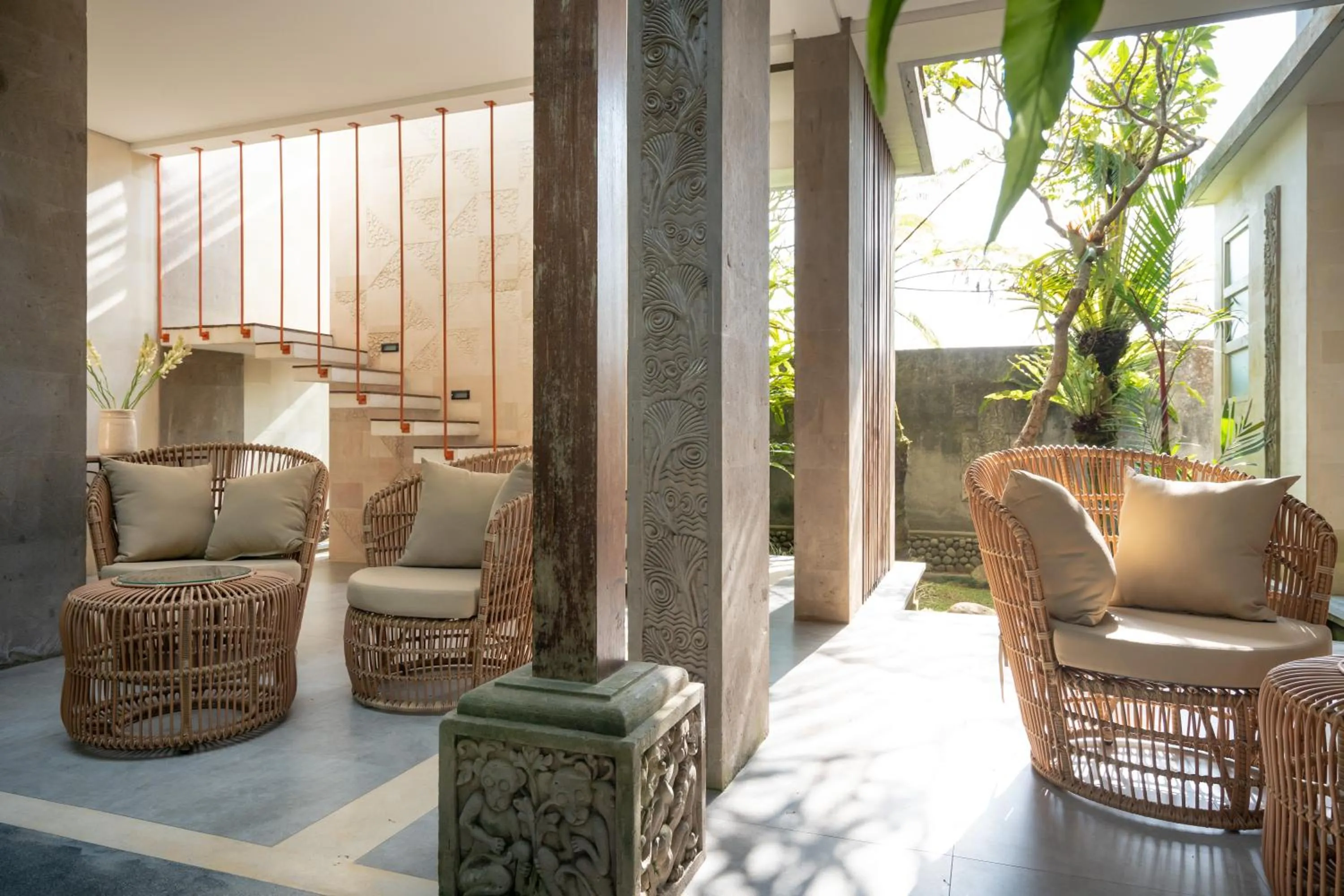 Balcony/Terrace in Prabhu Ubud Villa