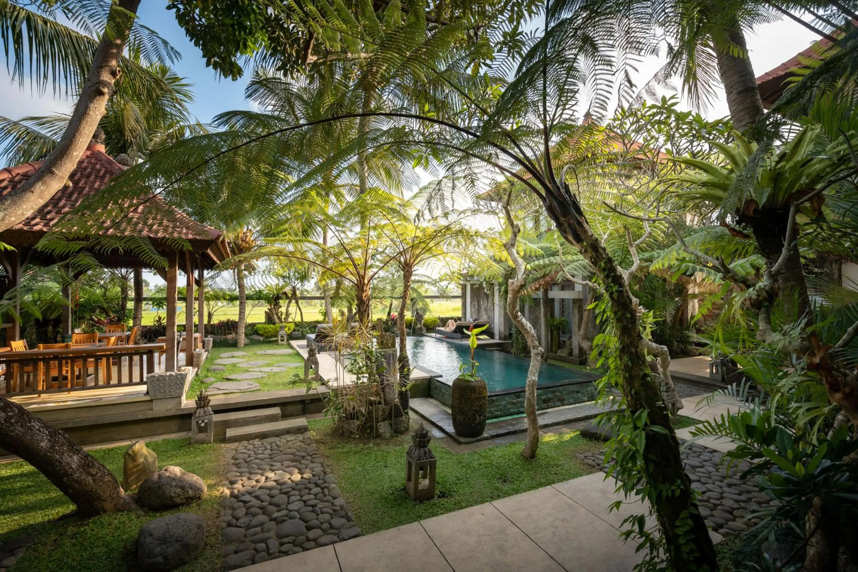Swimming pool in Prabhu Ubud Villa