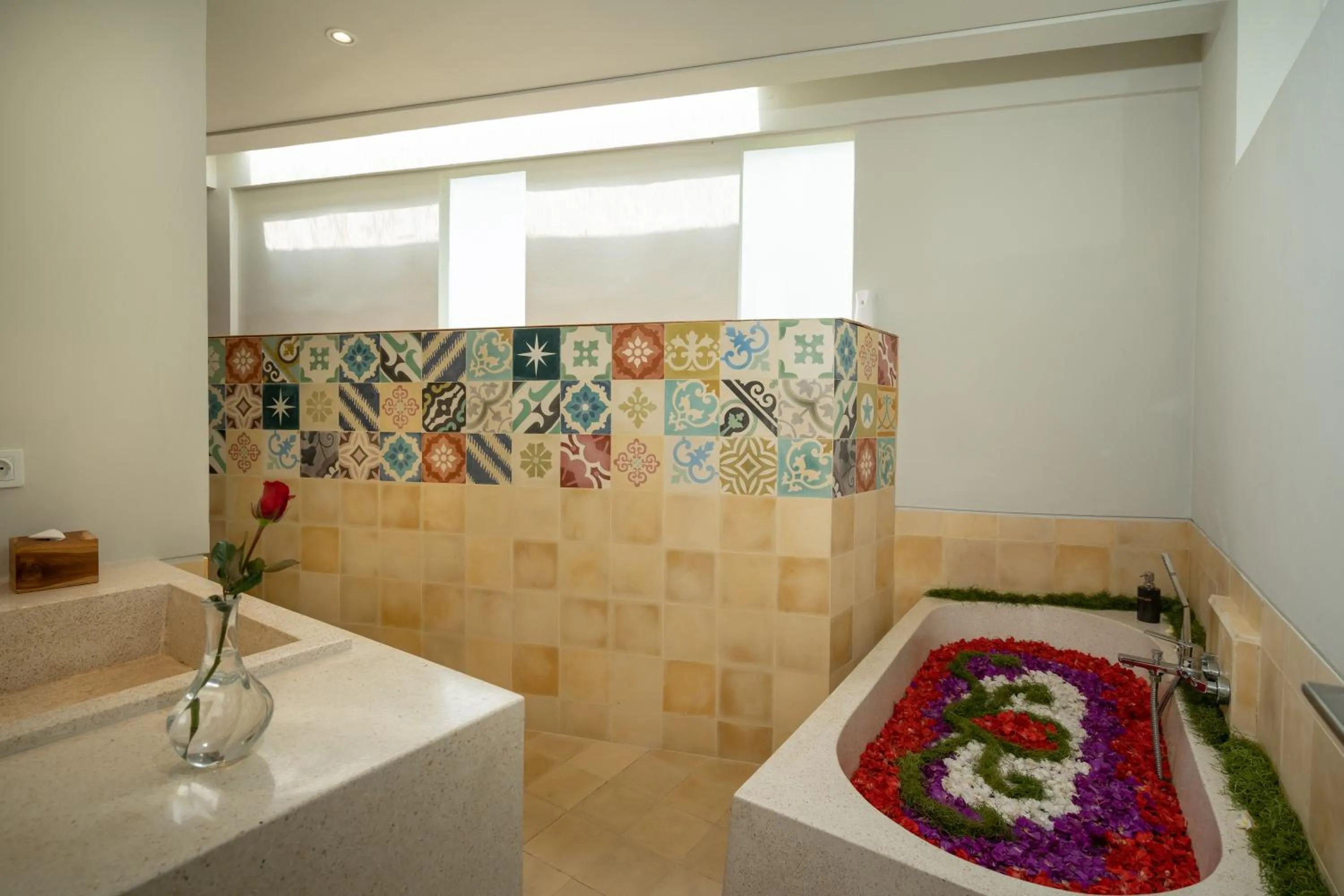 Bath in Prabhu Ubud Villa