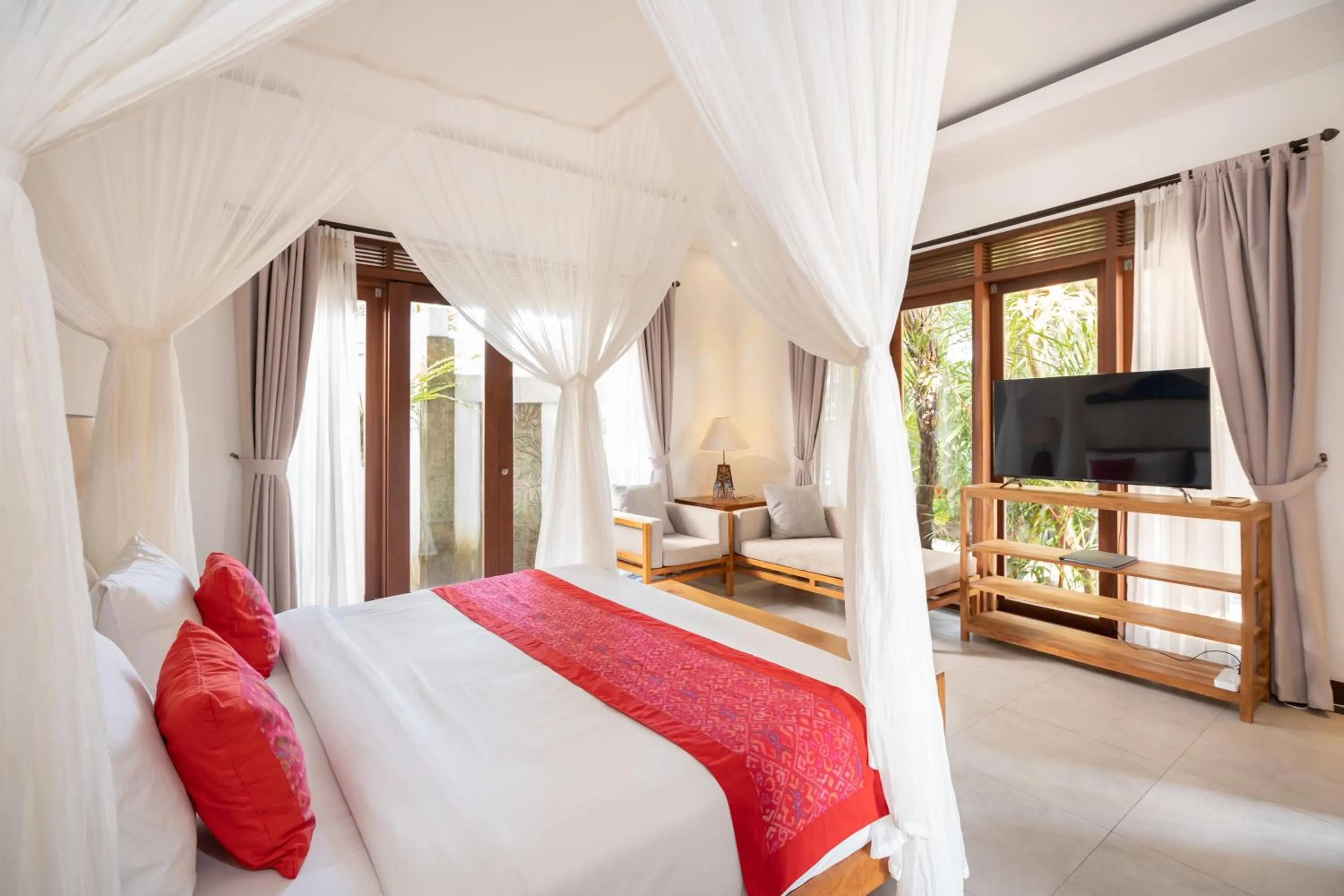 Bedroom, Bed in Prabhu Ubud Villa