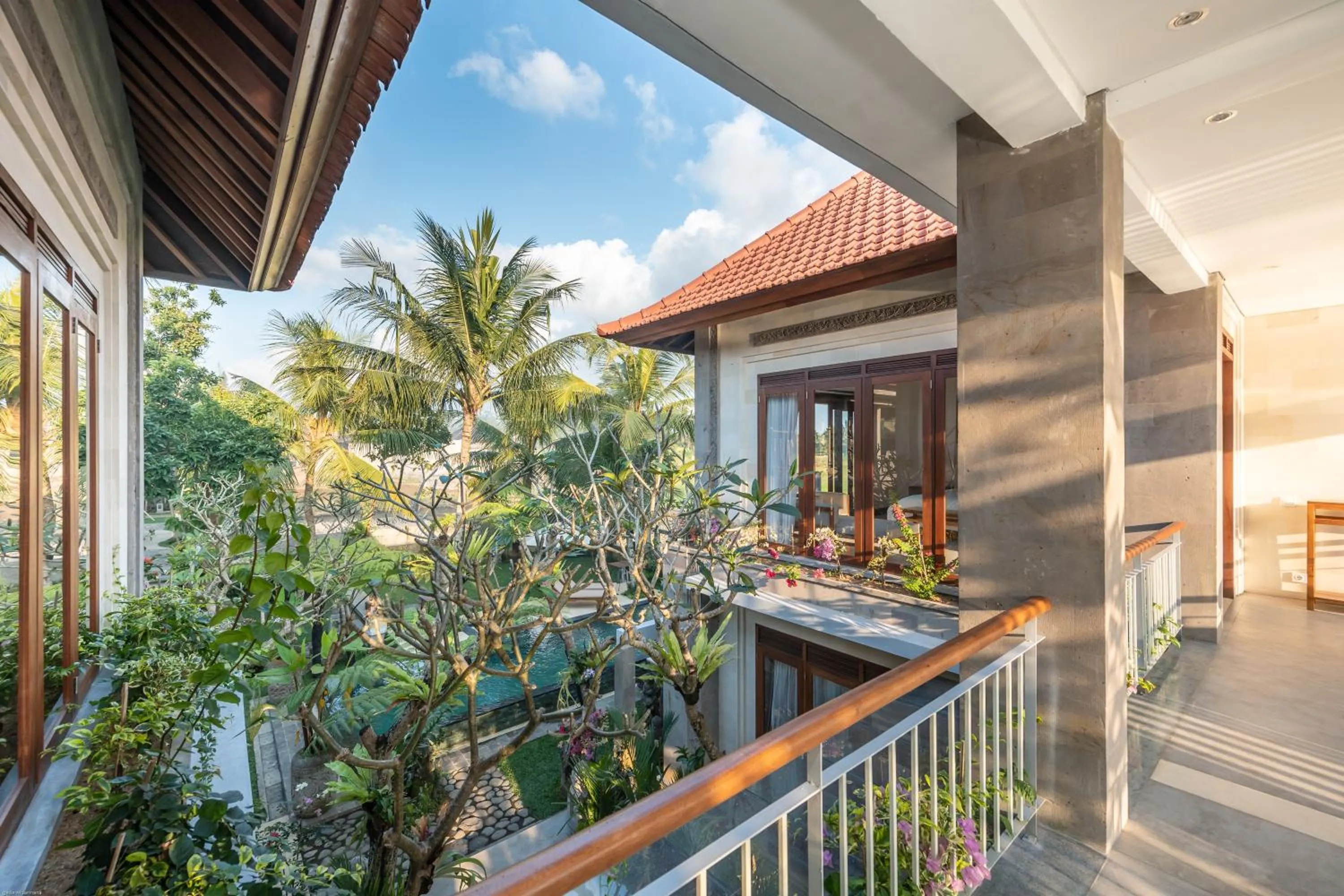 Balcony/Terrace in Prabhu Ubud Villa