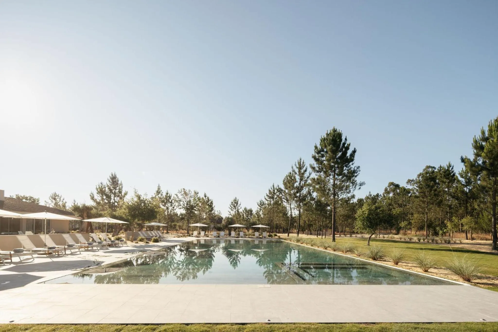 Pool view in Spatia Comporta