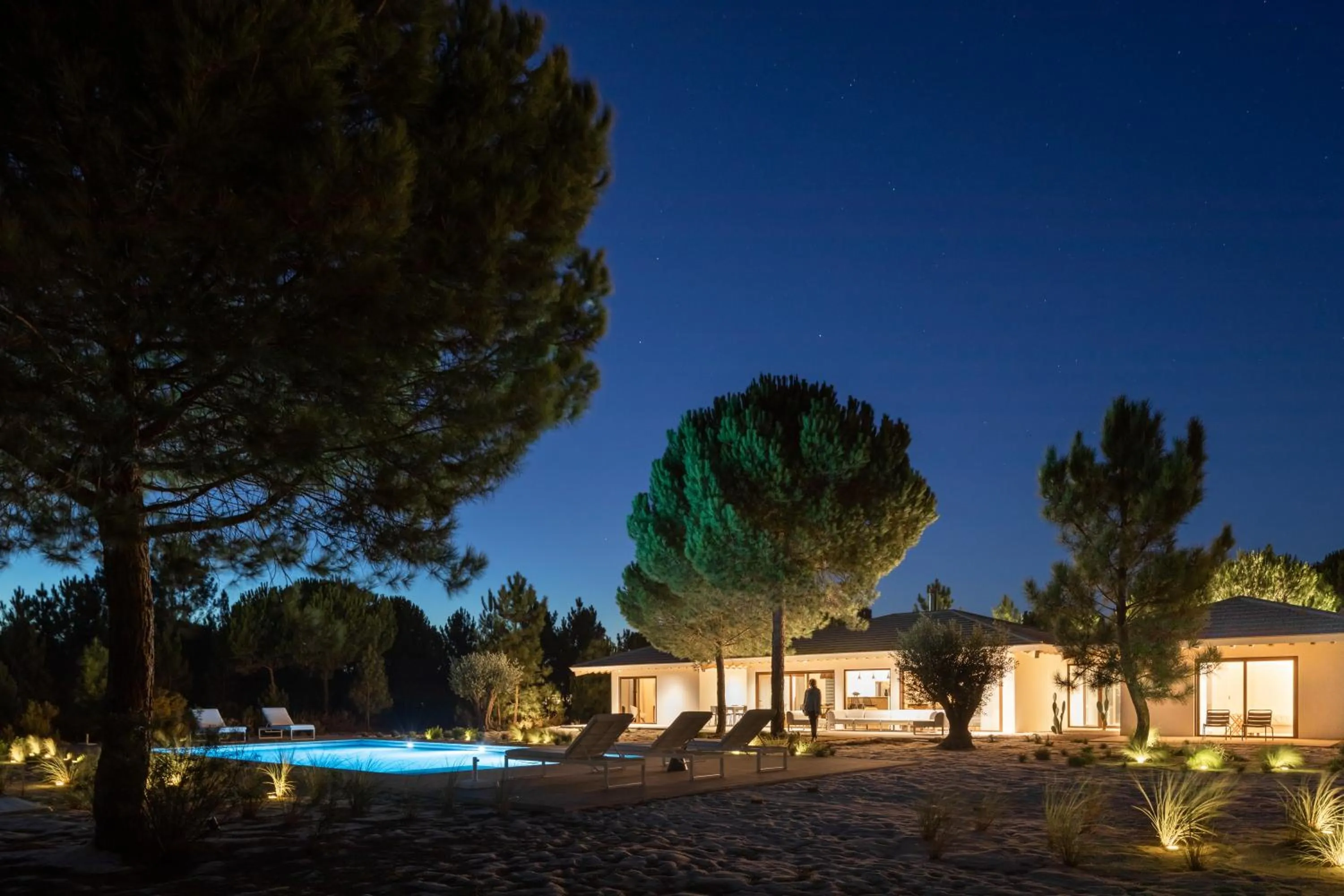 Pool view in Spatia Comporta