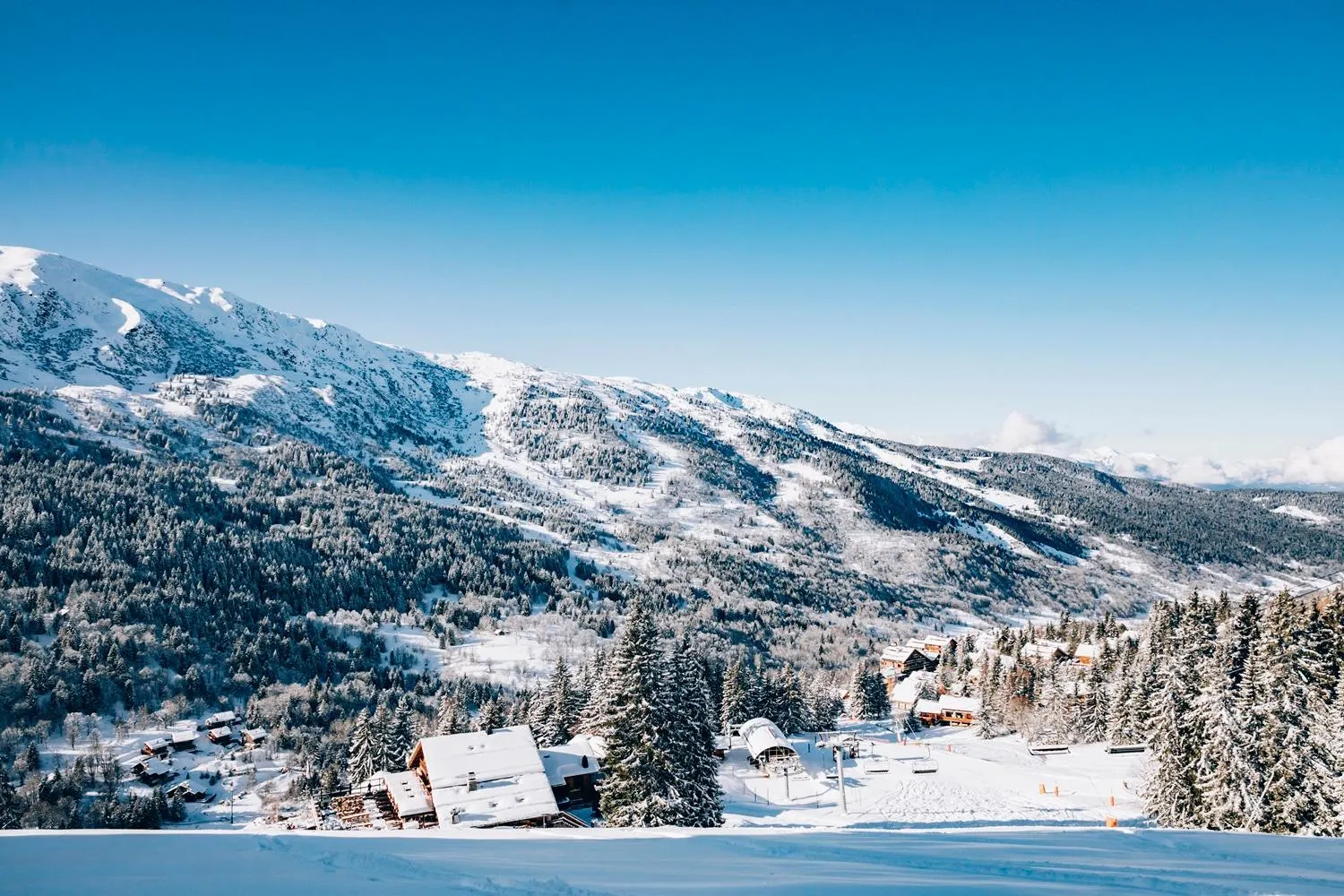 Balcony/Terrace in Hotel Le Coucou Méribel