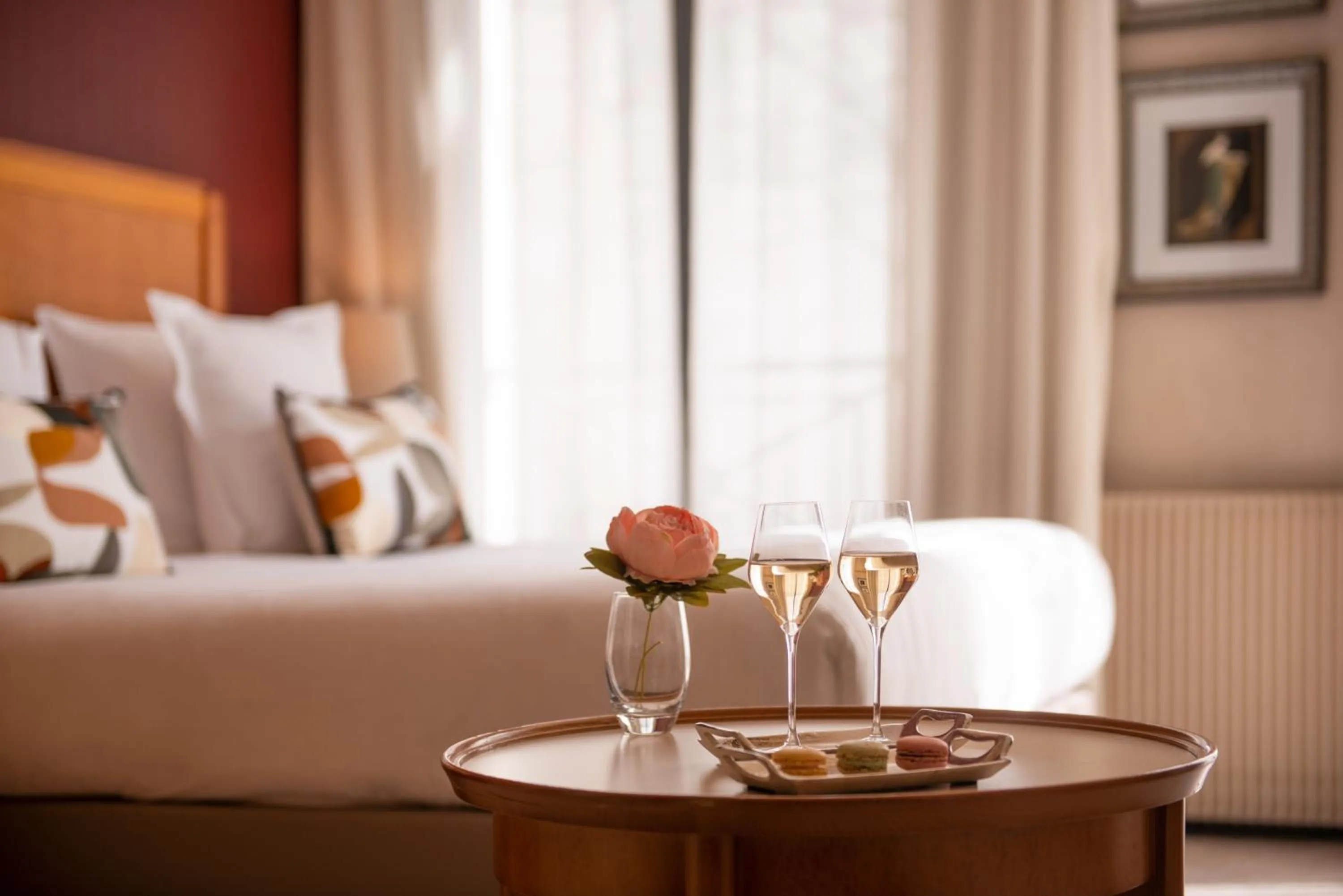 Bedroom, Bed in Les Jardins Du Marais