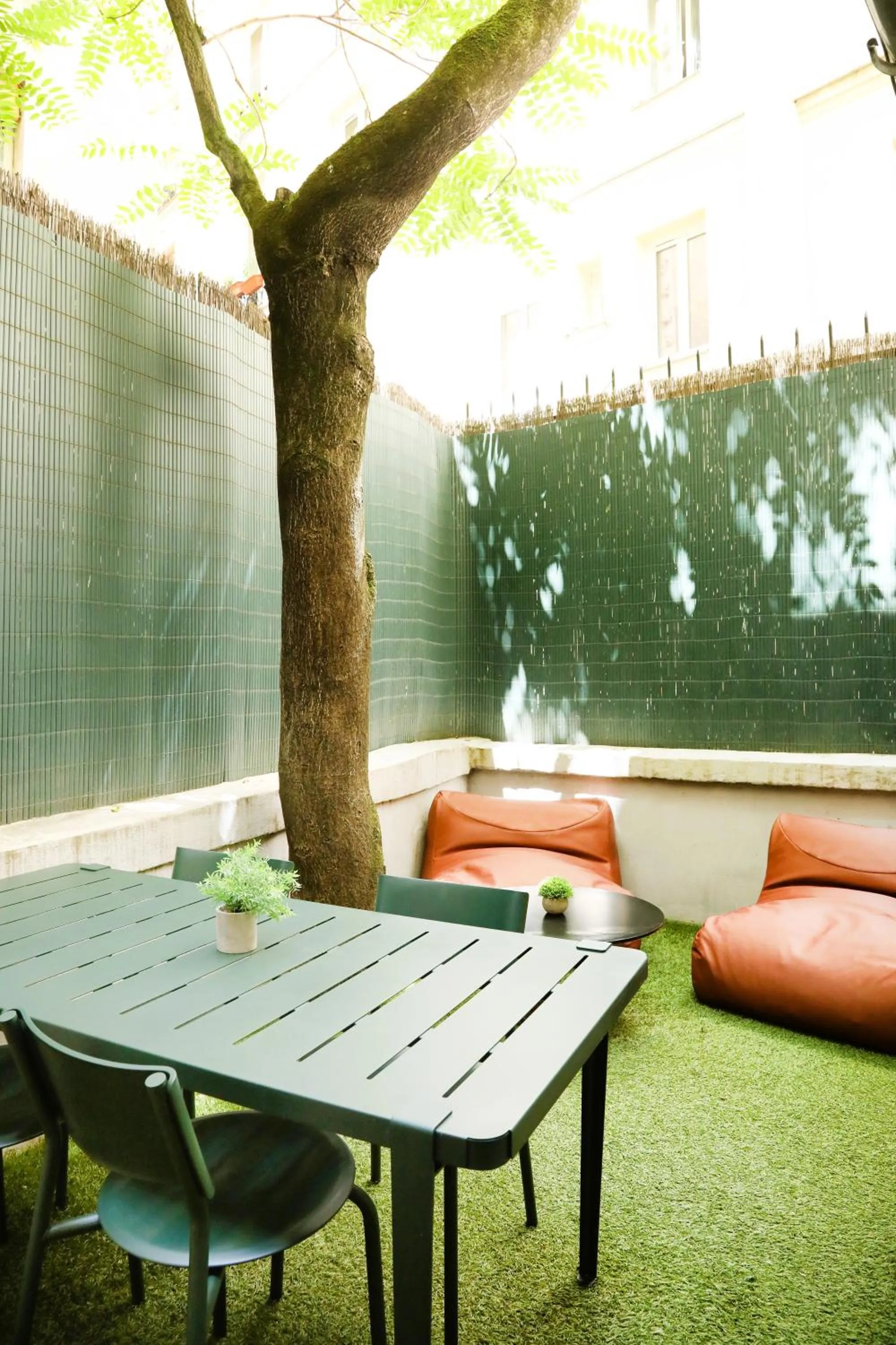 Patio in Five Boutique Hotel Paris Quartier Latin
