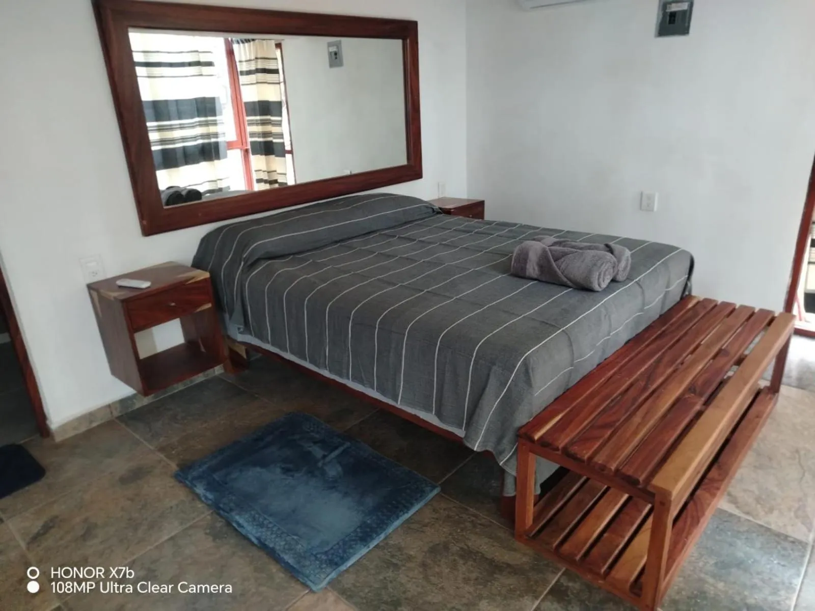 Bed in La Aldea Zipolite