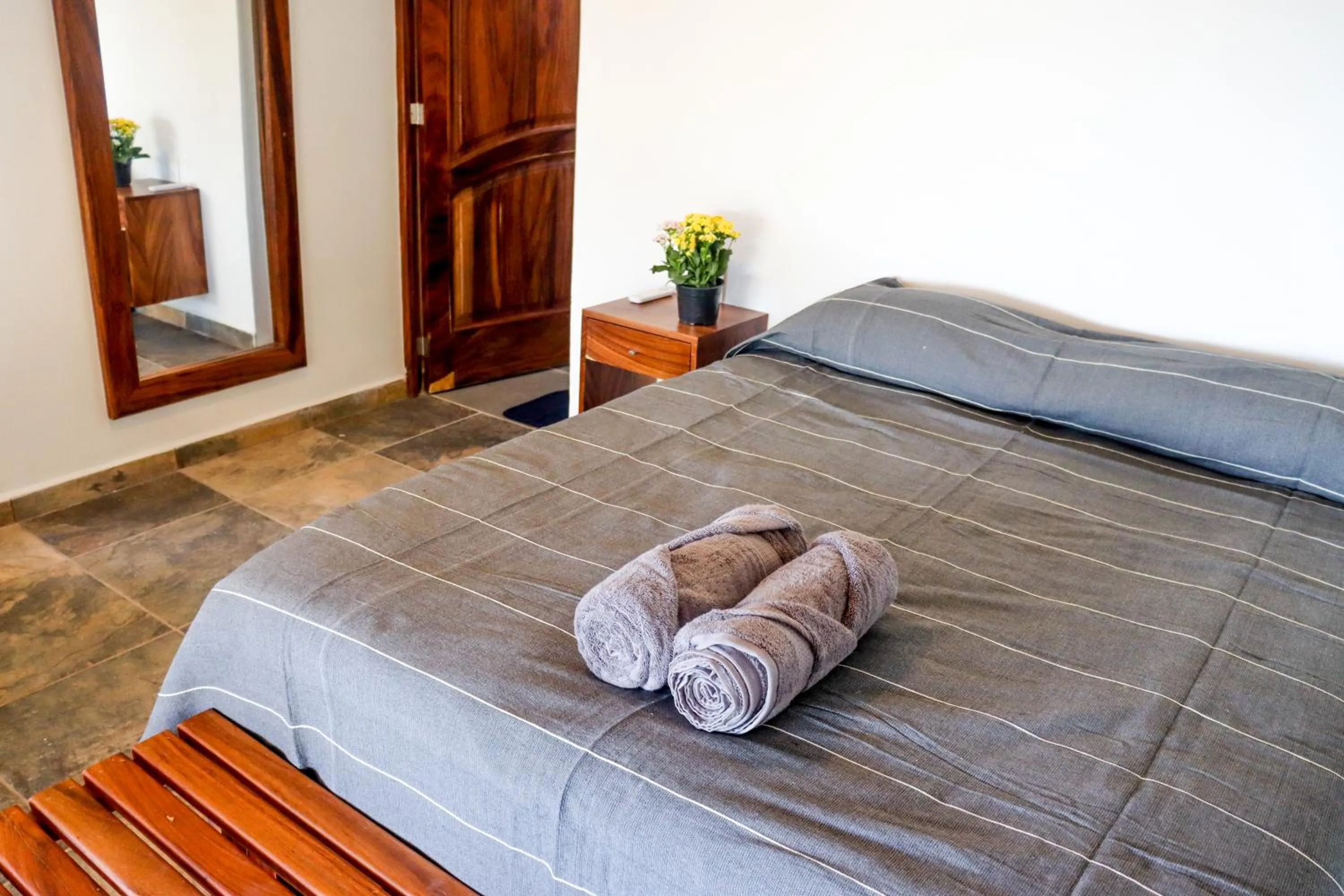 Bed in La Aldea Zipolite