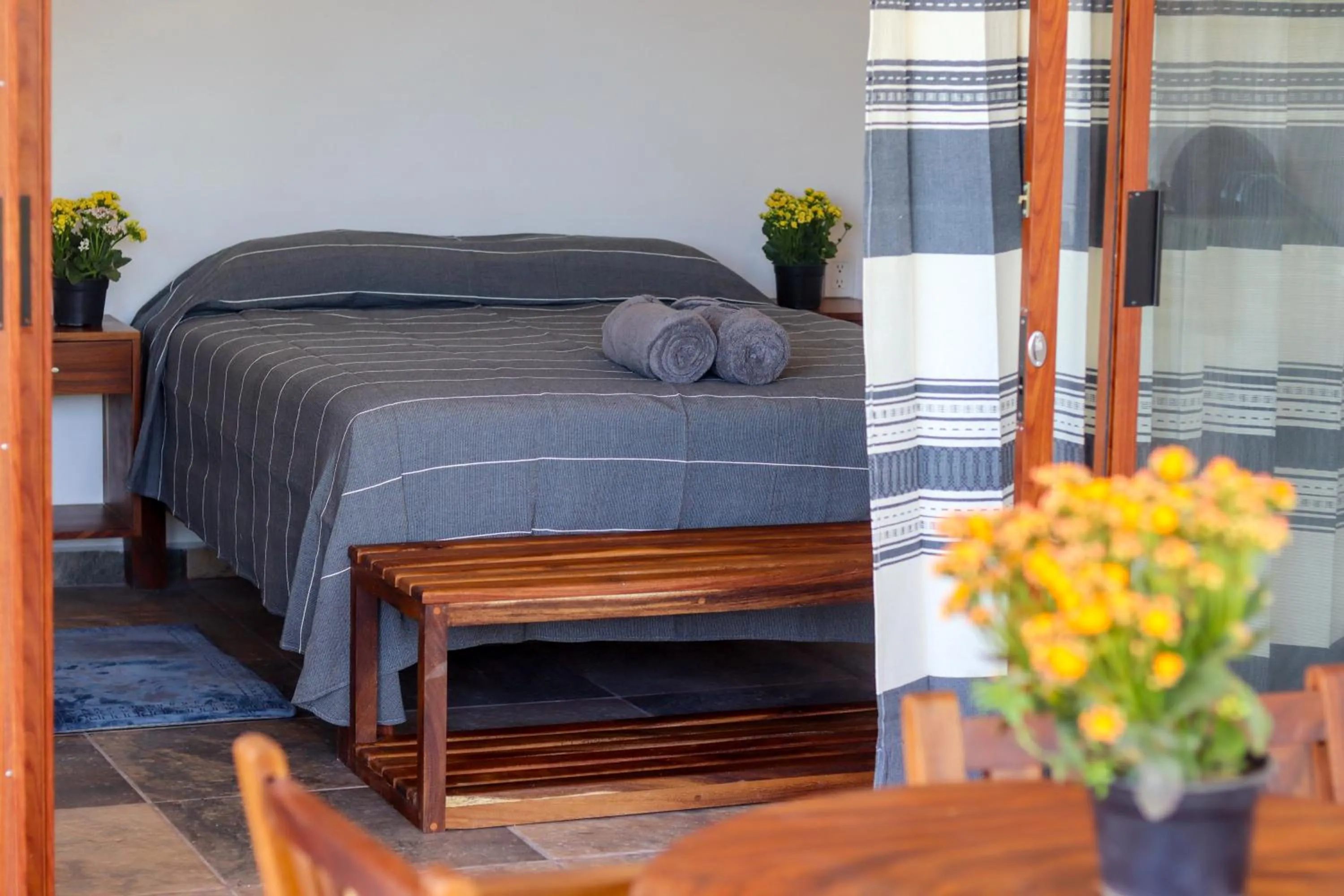 Bed in La Aldea Zipolite