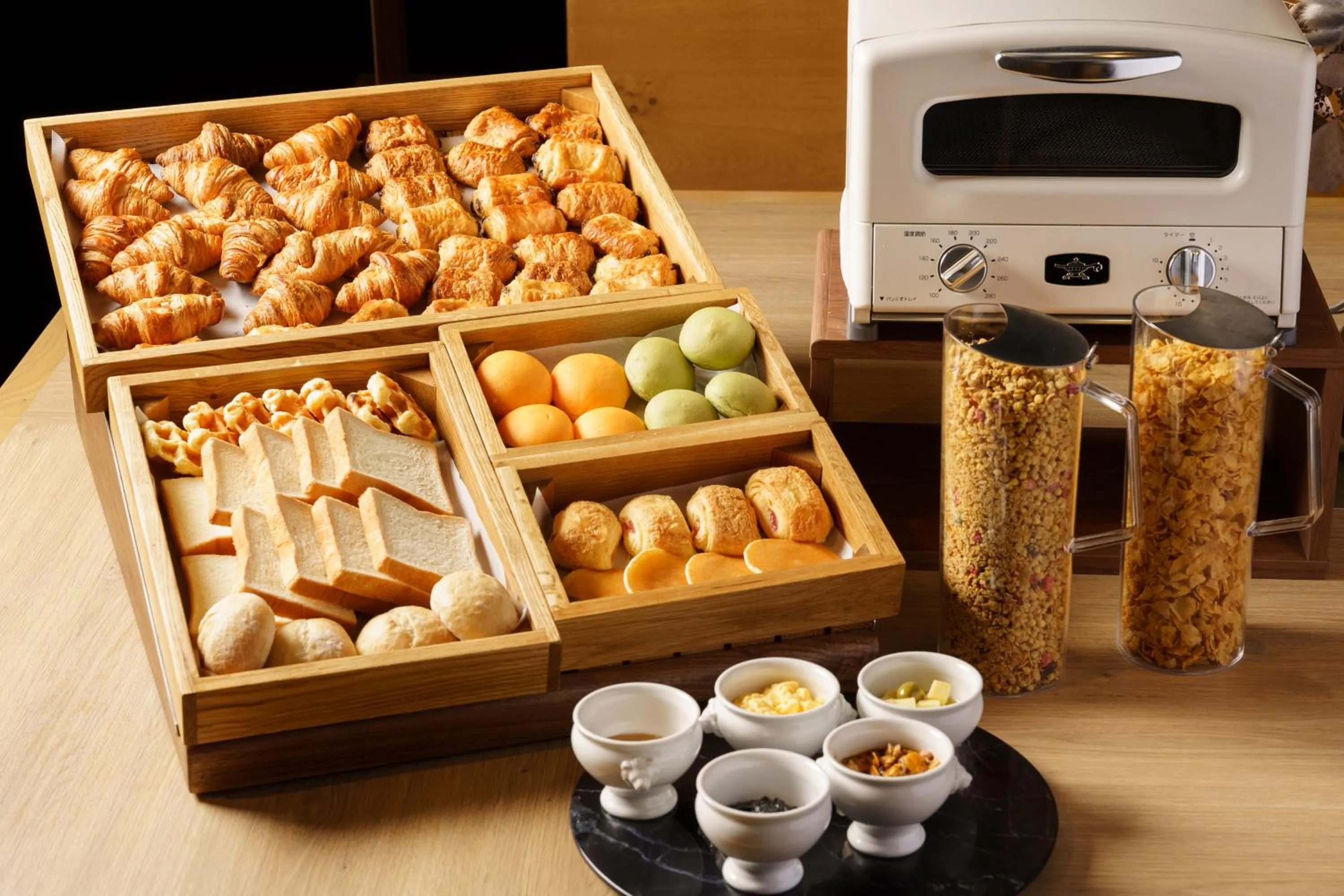 Buffet breakfast in Hotel Vista Osaka Namba