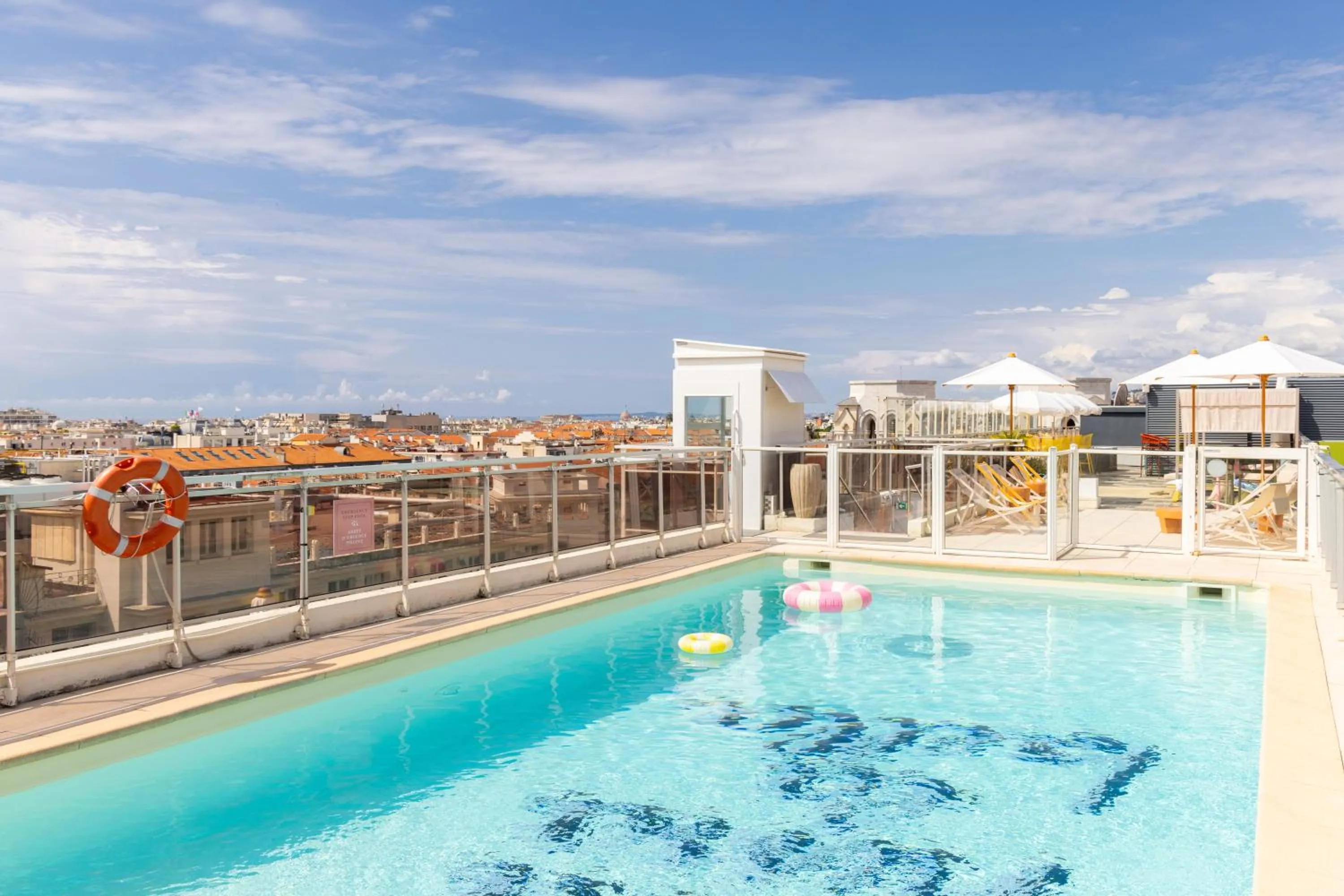Pool view in Mercure Nice Centre Notre Dame