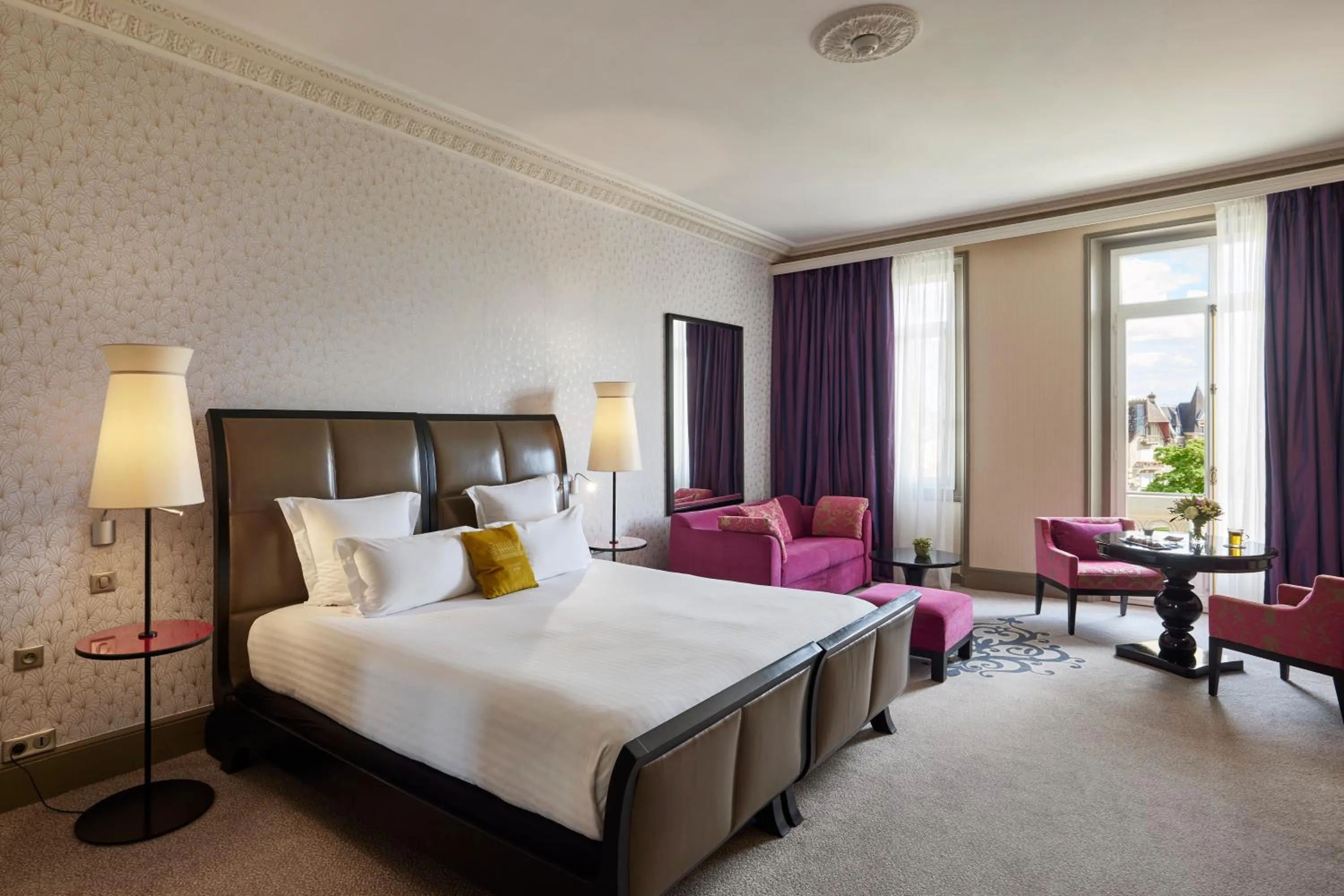 Seating area, Bed in Le Grand Hotel de Cabourg - MGallery Collection