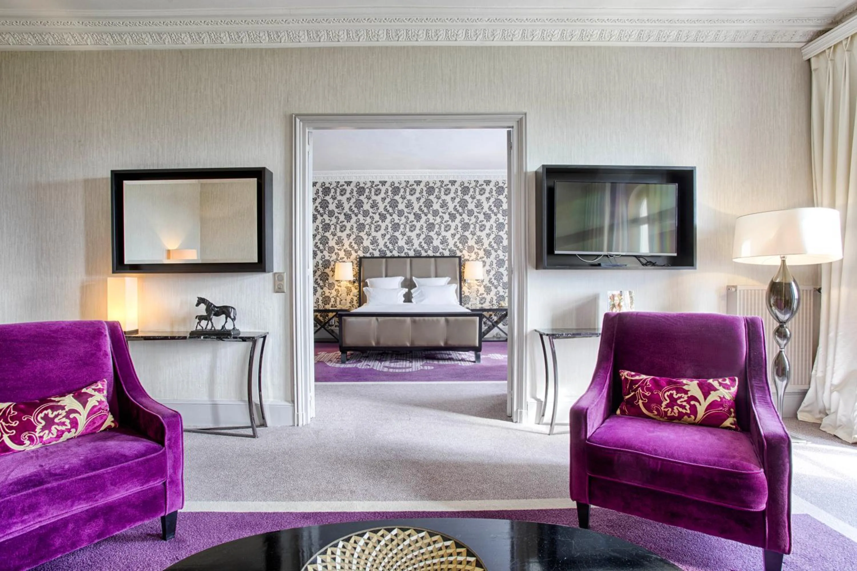 Bedroom in Le Grand Hotel de Cabourg - MGallery Collection