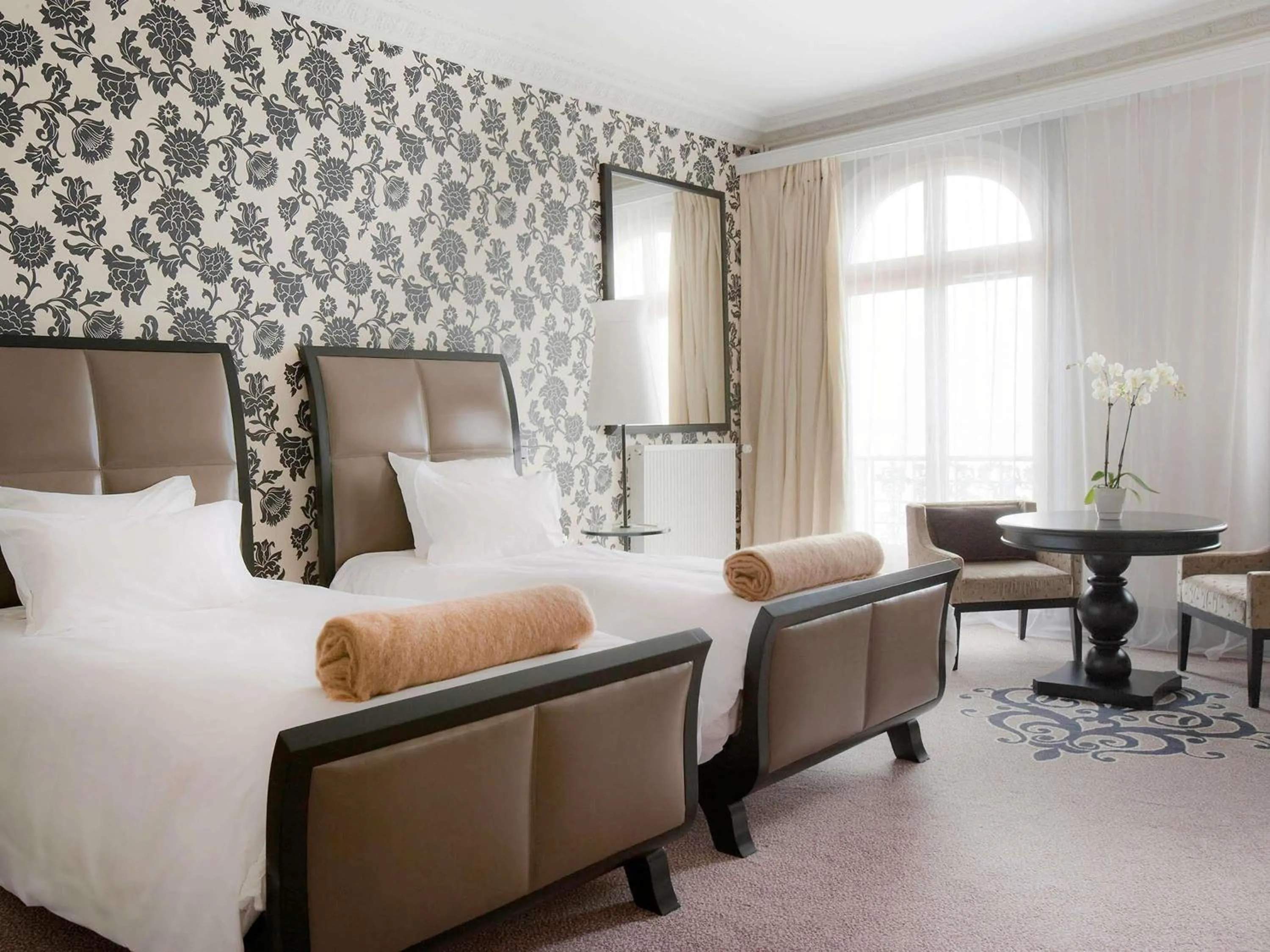 Bedroom, Bed in Le Grand Hotel de Cabourg - MGallery Collection