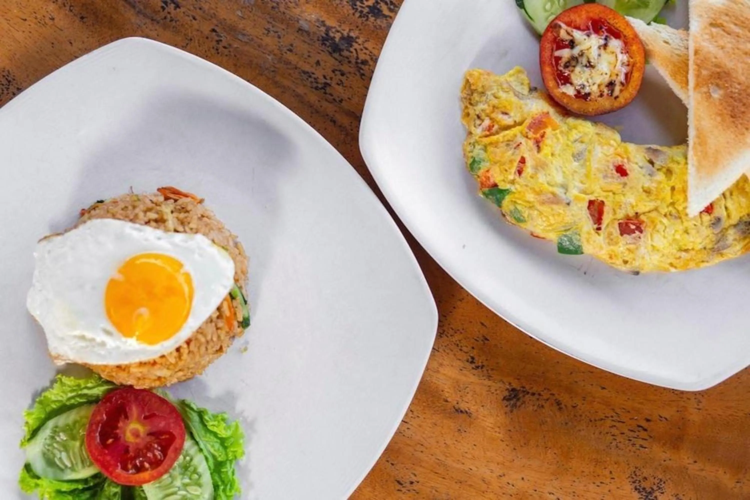 Breakfast in Hotel O Pondok 789 Near Canggu Echo beach