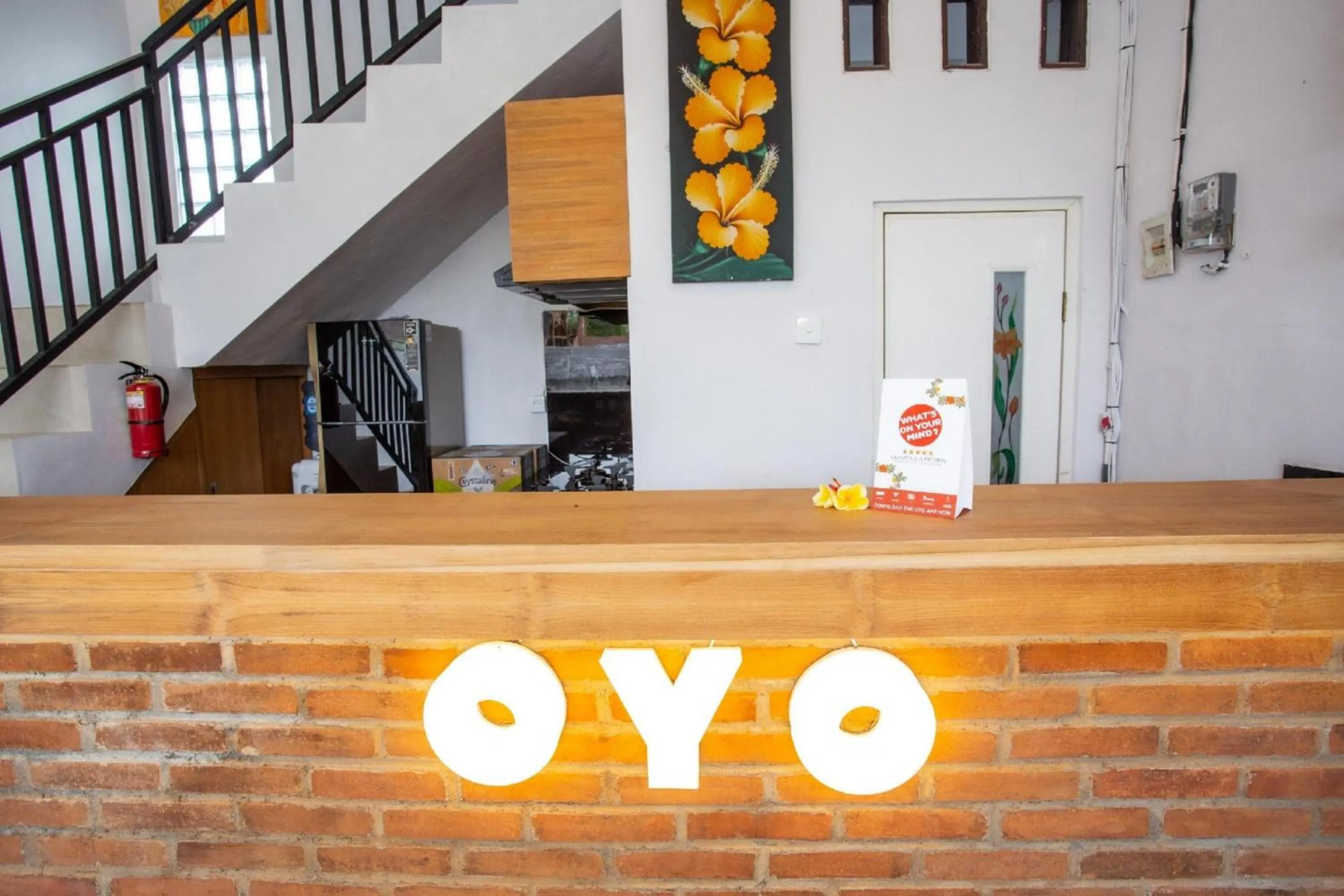 Lobby or reception in Hotel O Pondok 789 Near Canggu Echo beach