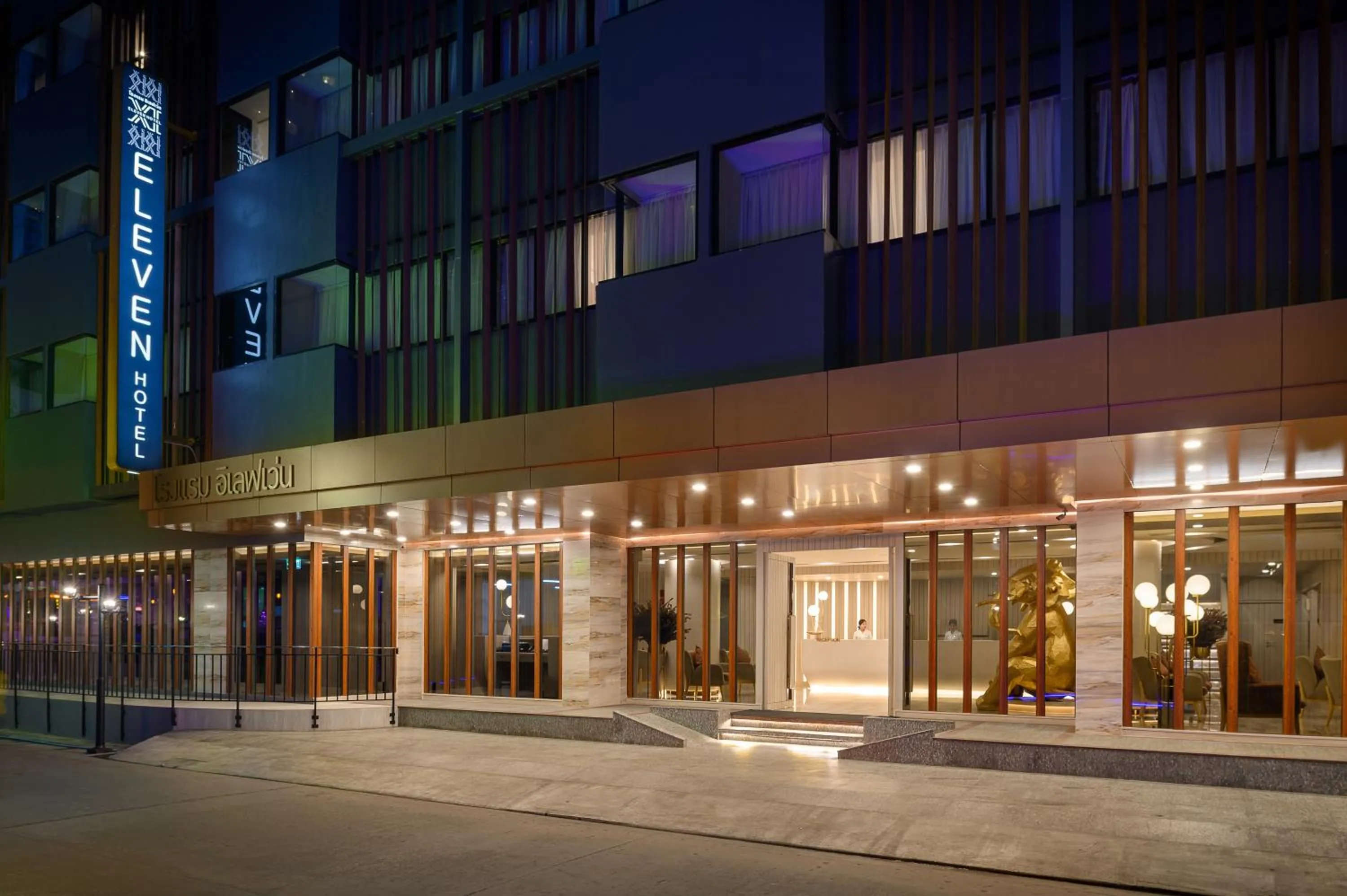 Property building in Eleven Hotel Bangkok Sukhumvit 11