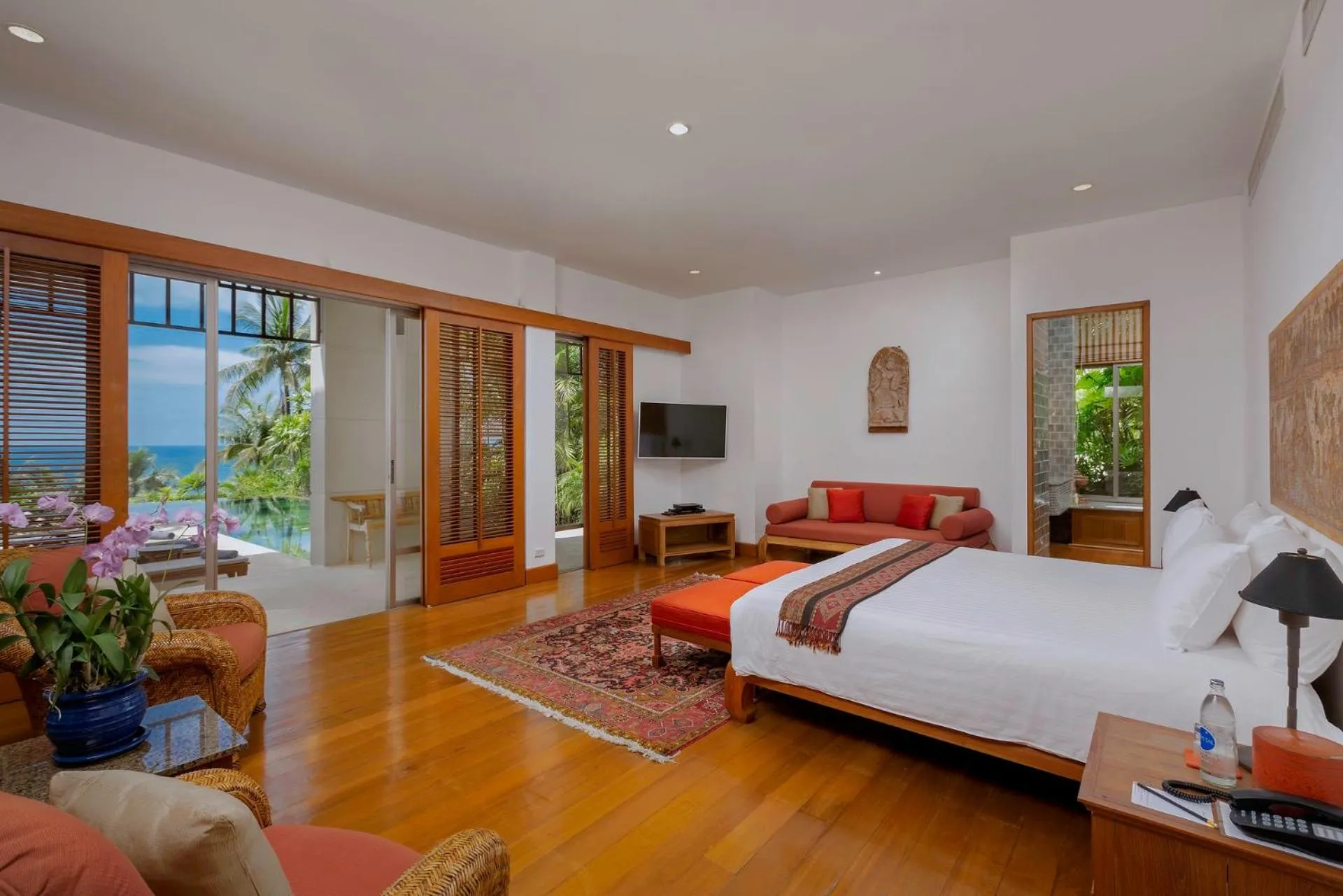 Bed in Villa Praison