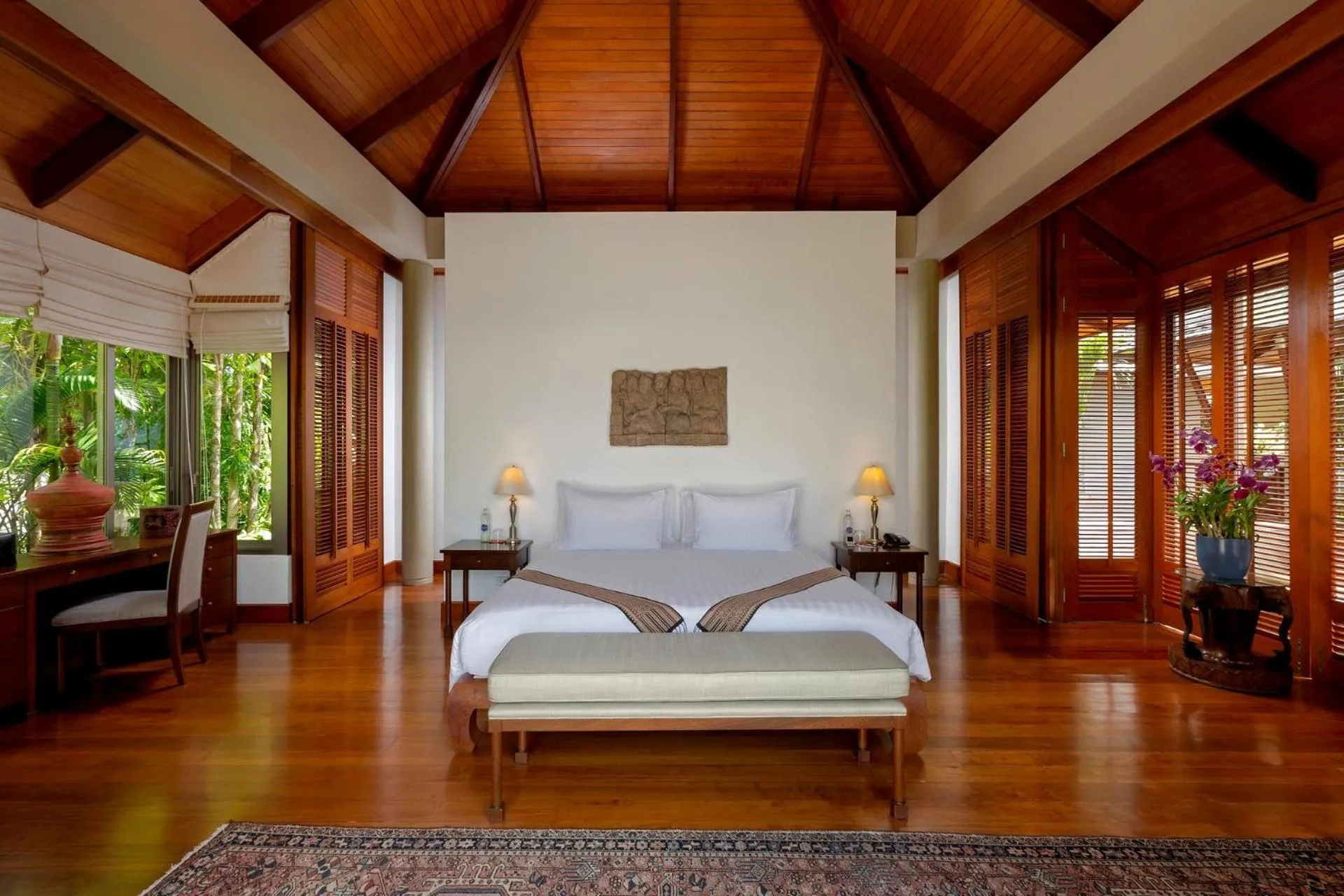Bed in Villa Praison