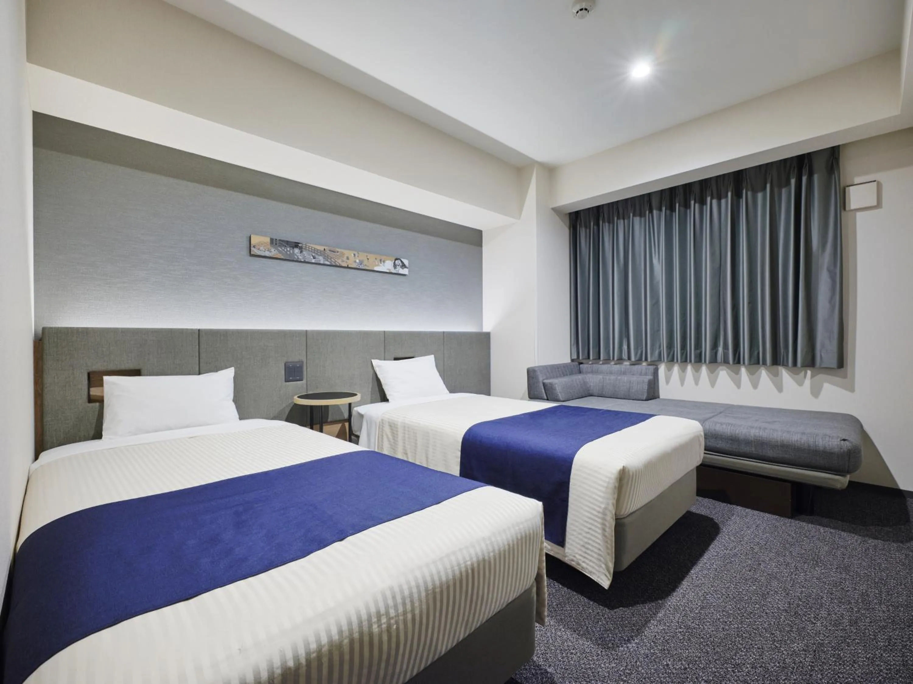 Bed in hotel MONday Akihabara Asakusabashi