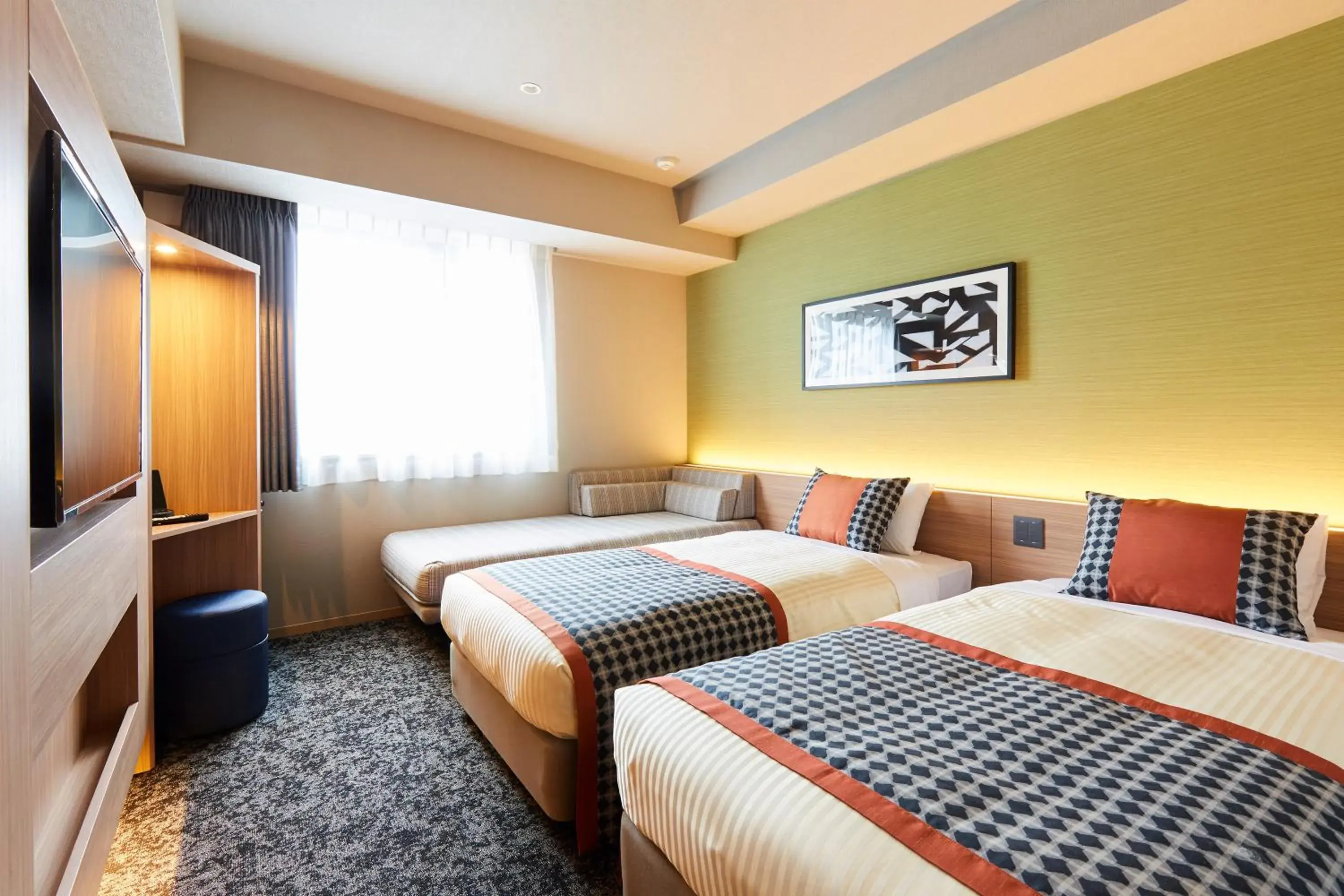 Deluxe Twin Room with Sofa bed in hotel MONday Asakusa Deluxe Twin Room with Sofa bed in hotel MONday Asakusa