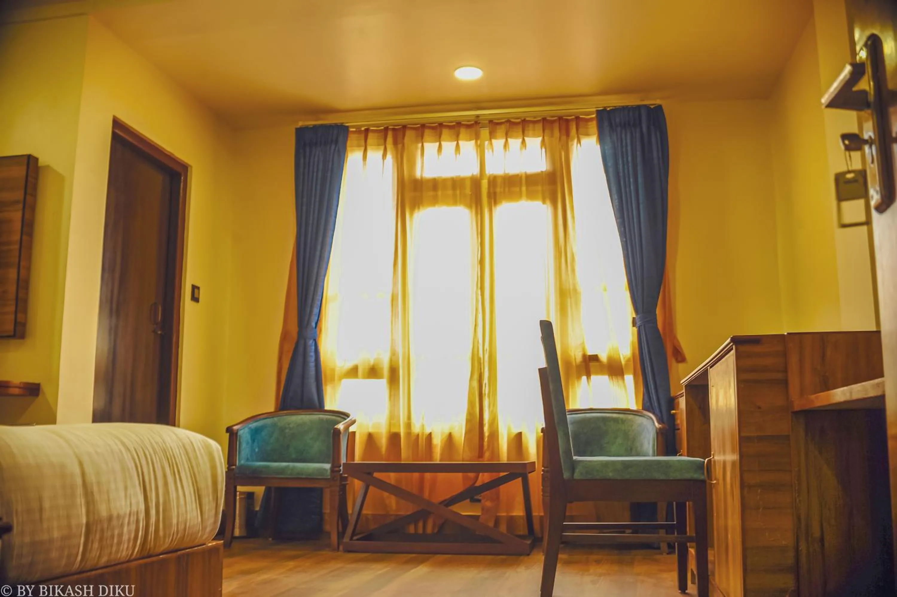 Bed in Golden Kuensel Resort & Spa