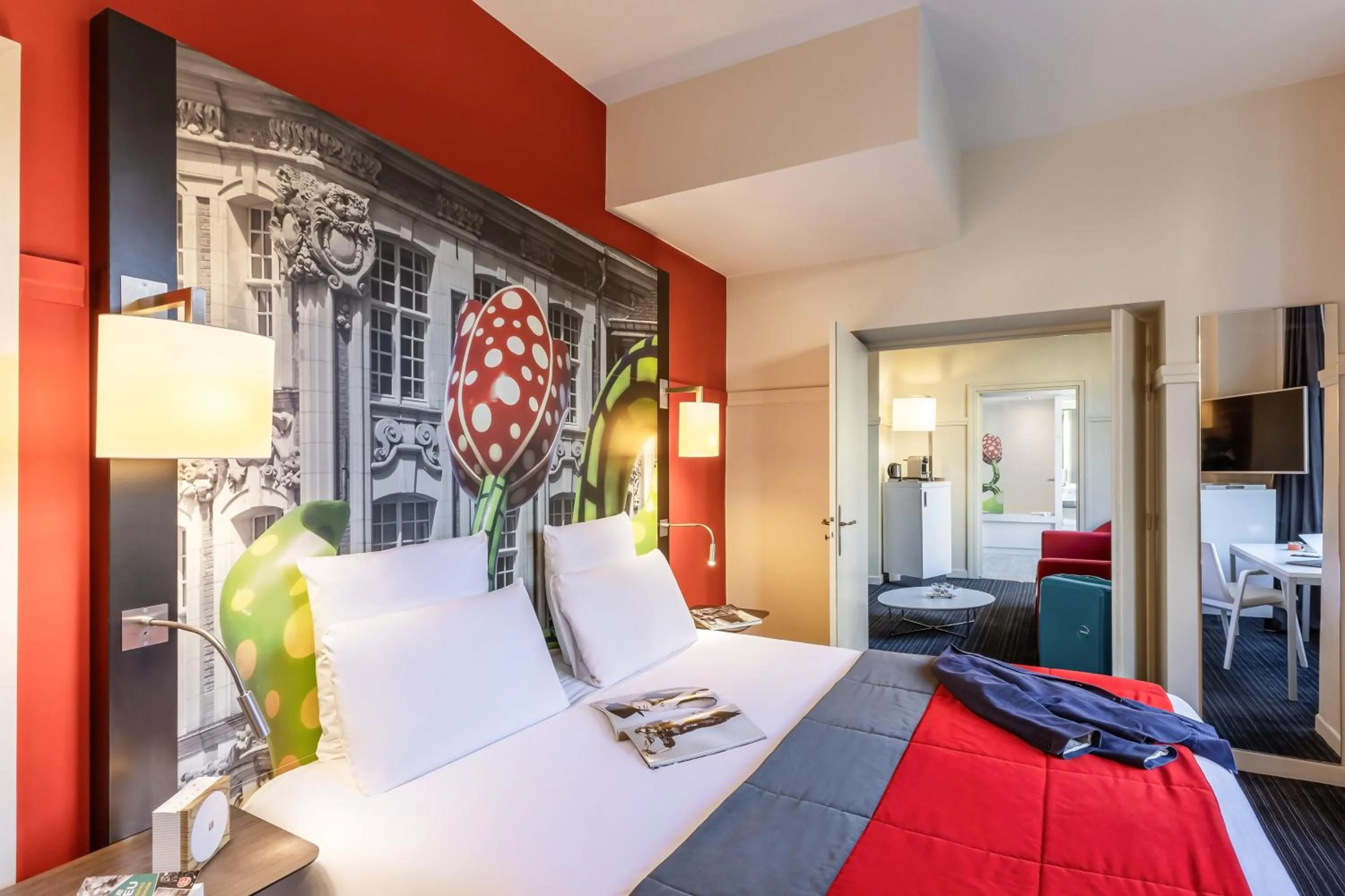 Bedroom, Bed in Mercure Lille Centre Grand Place