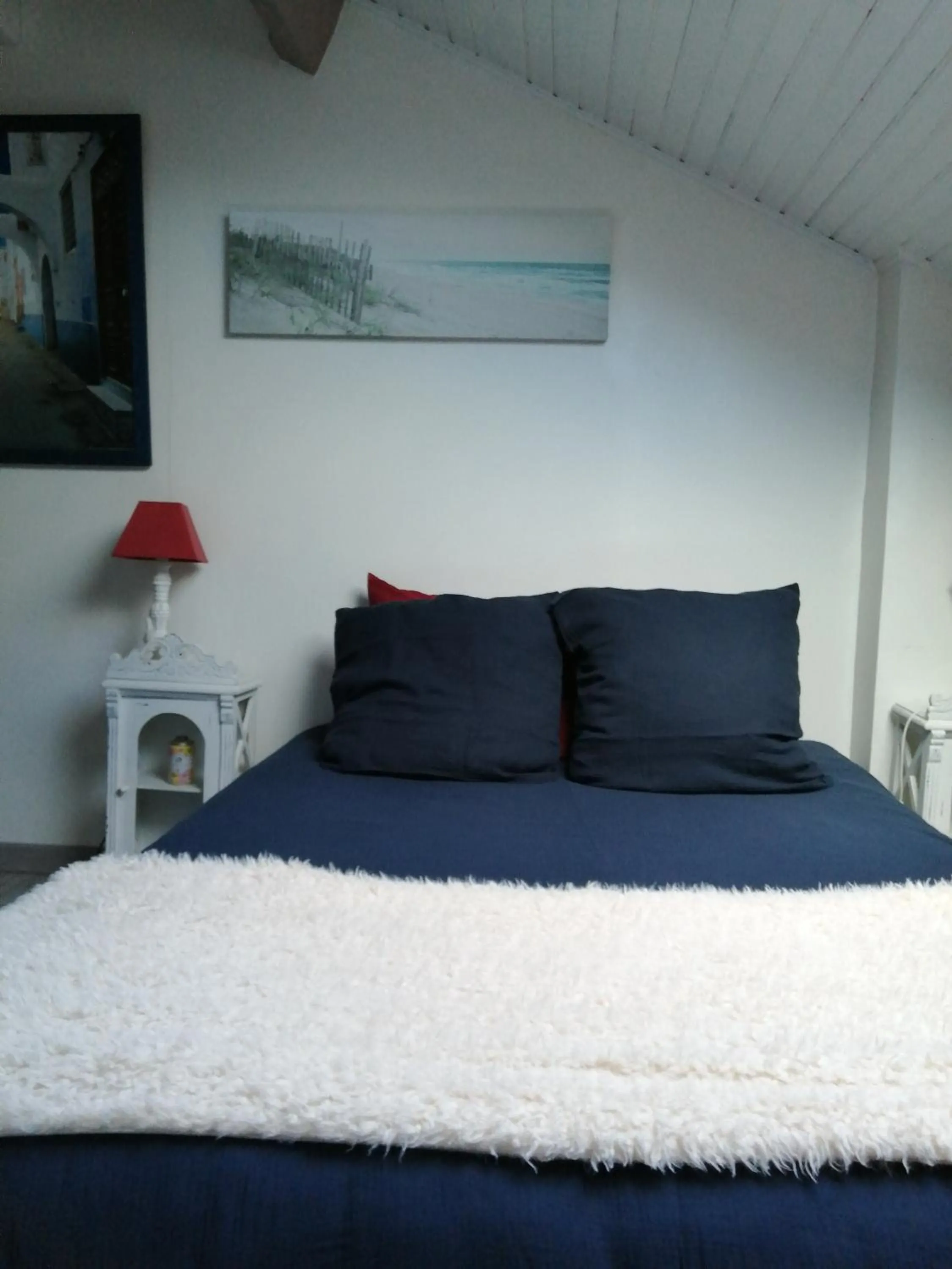 Bed in Chambres d'hôtes le Clos de la Presle