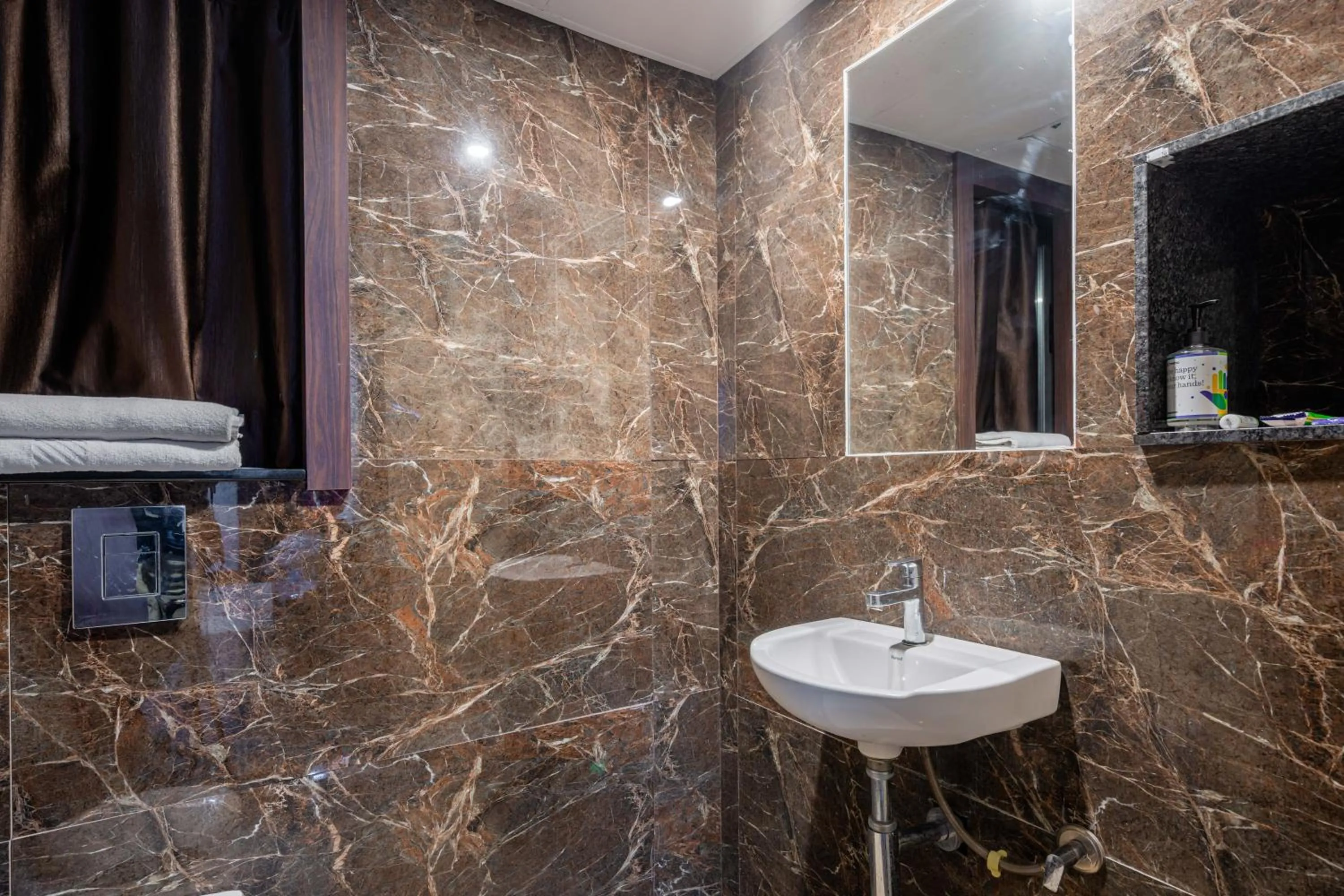 Bathroom in Treebo Silver Apartment