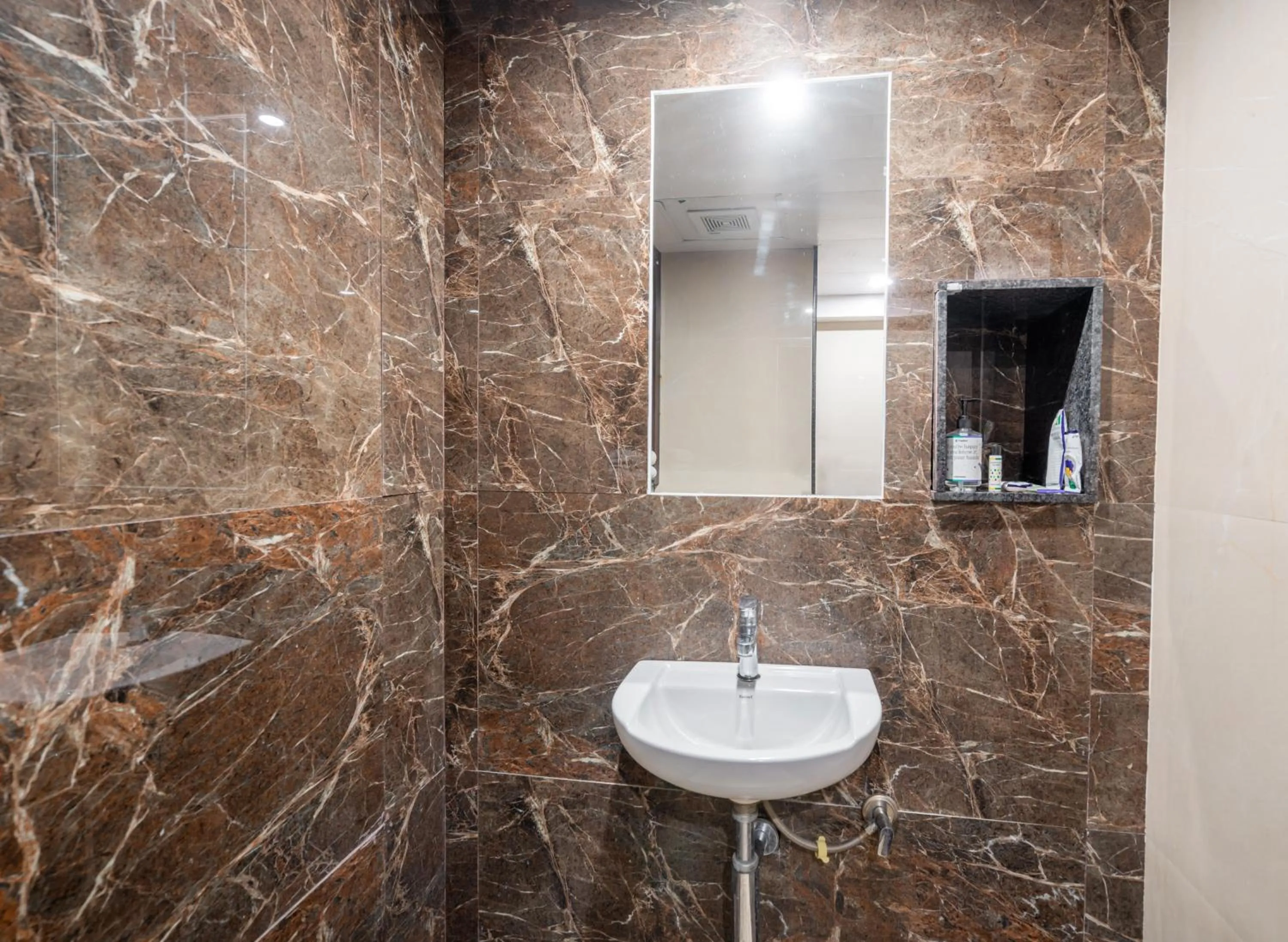 Bathroom in Treebo Silver Apartment