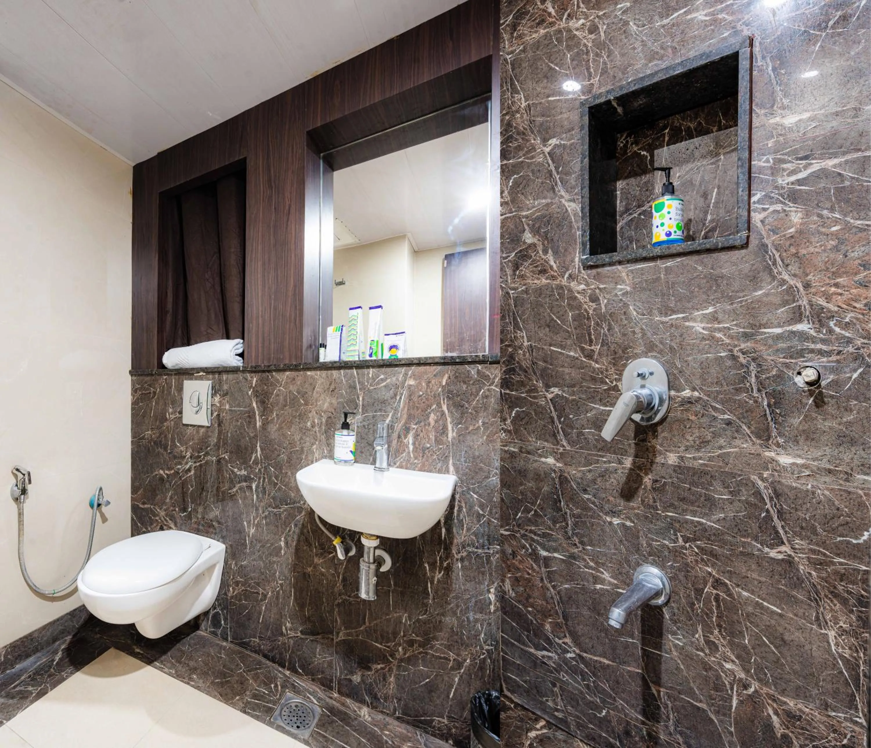 Bathroom in Treebo Silver Apartment