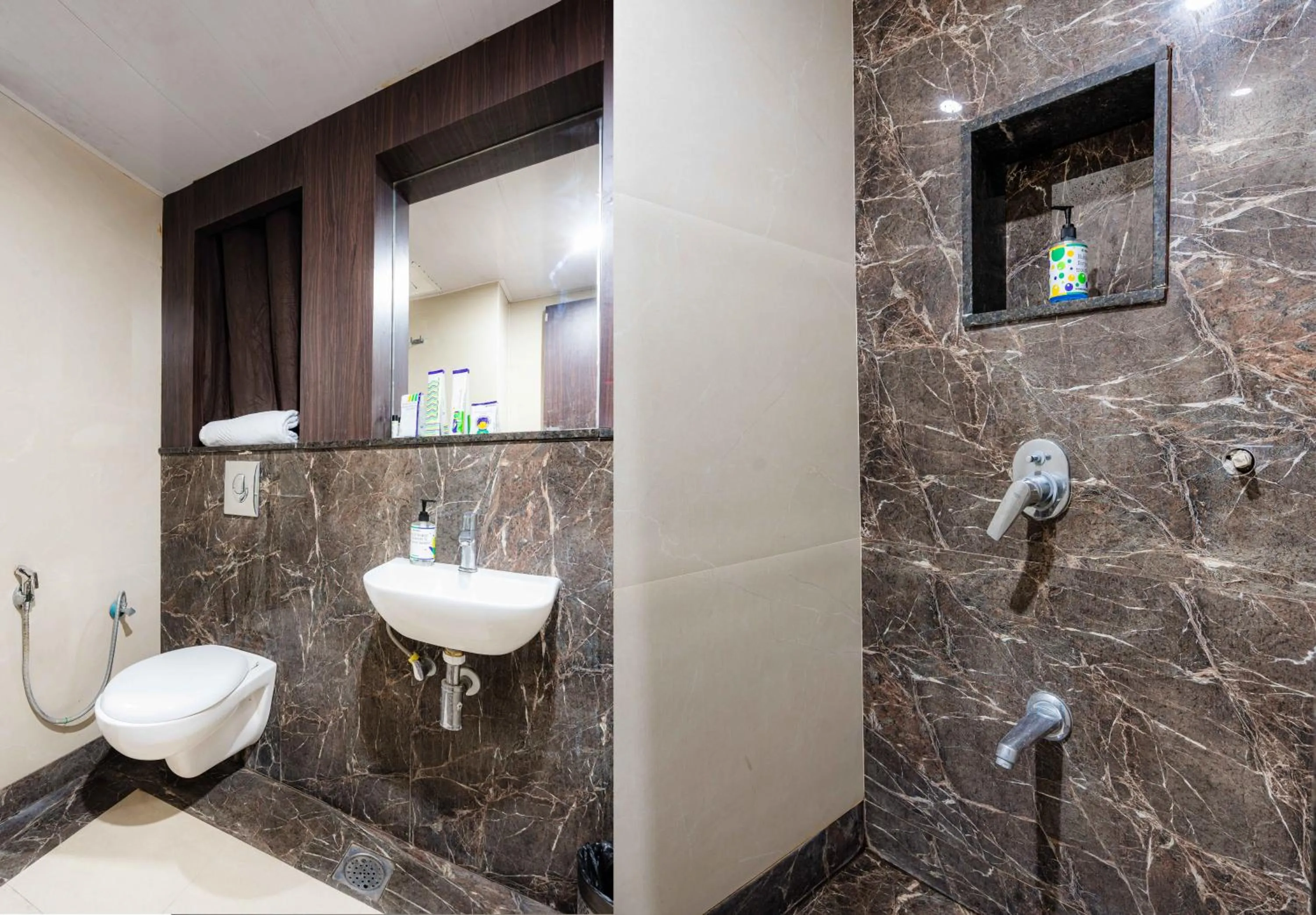 Bathroom in Treebo Silver Apartment