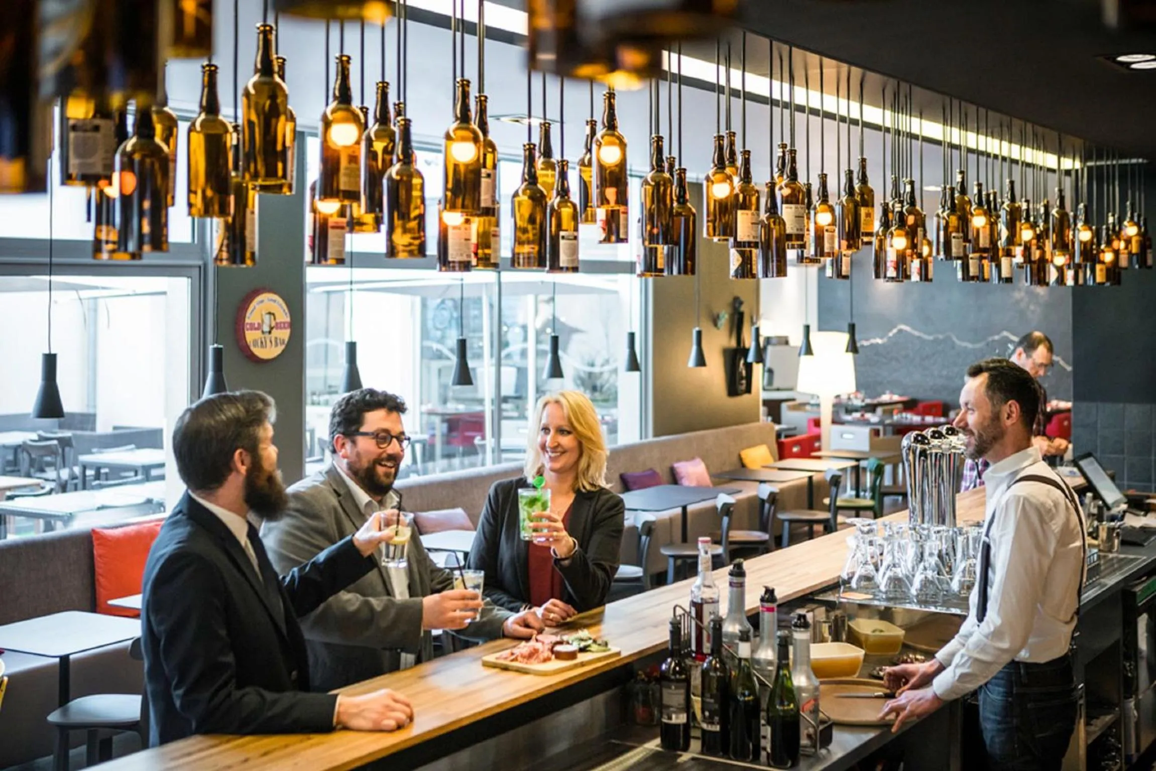 Lounge or bar in Novotel Lille Centre Gares