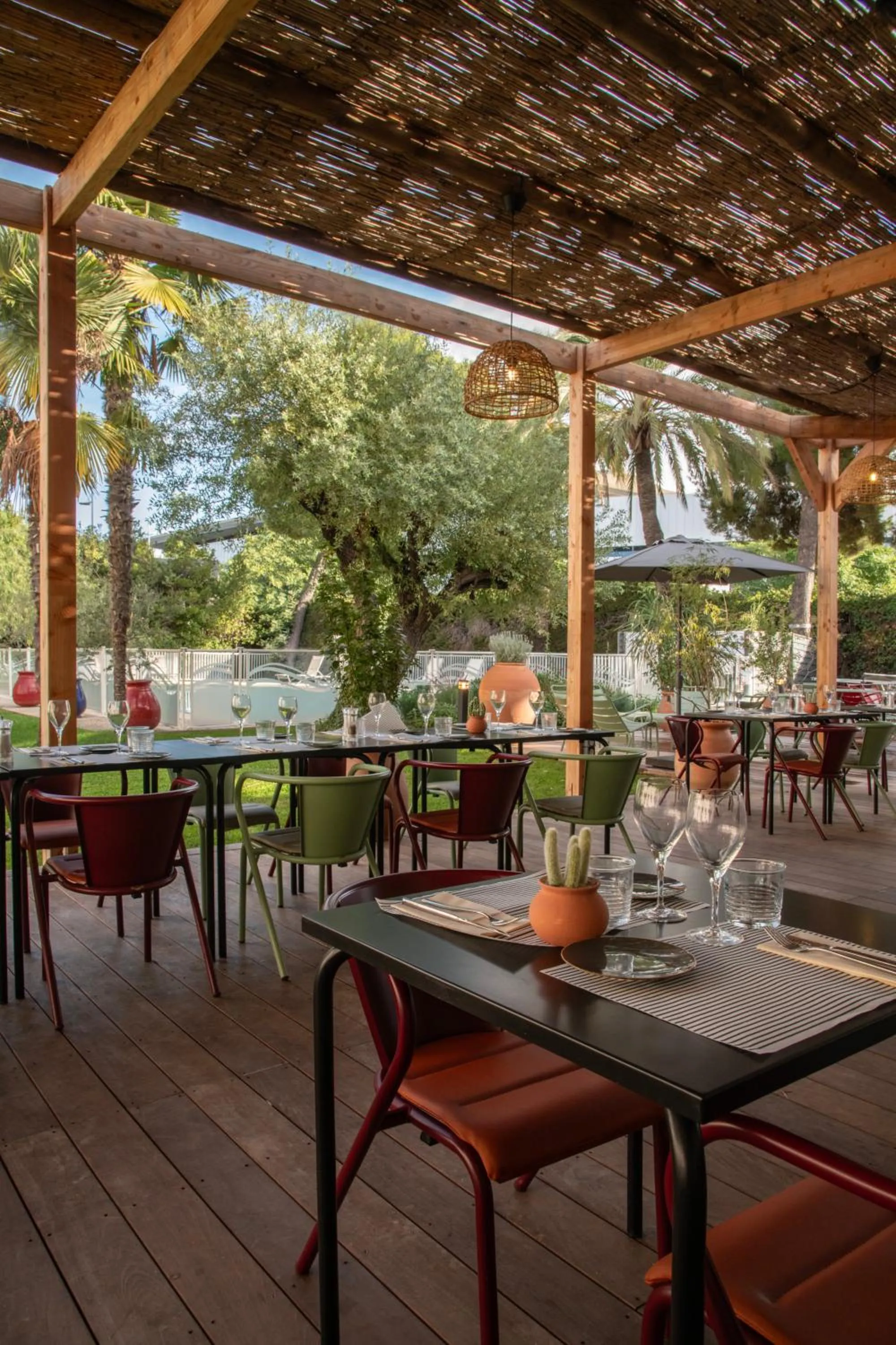 Patio in Novotel Nice Aéroport Cap 3000