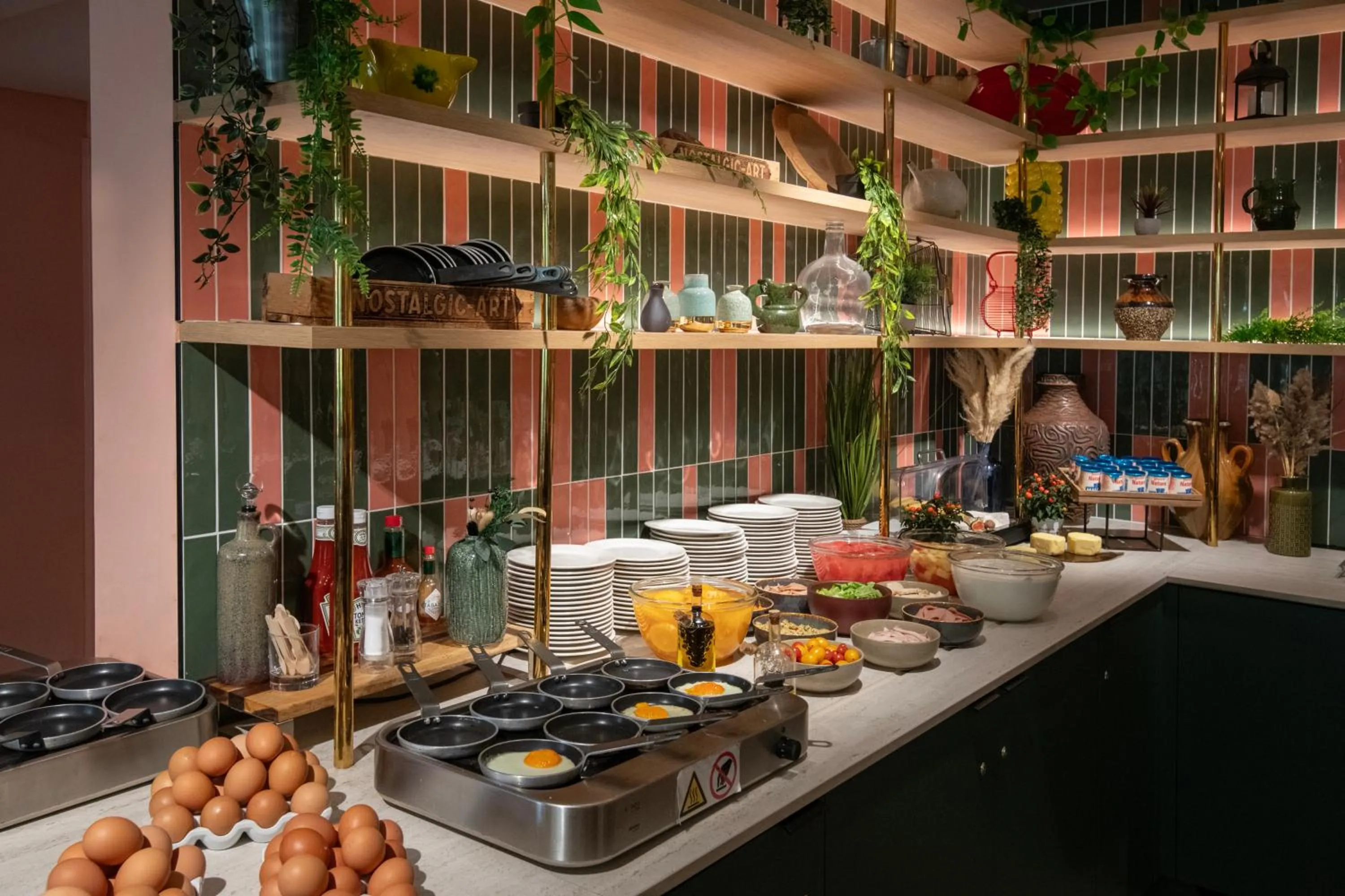 Buffet breakfast in Novotel Nice Aéroport Cap 3000